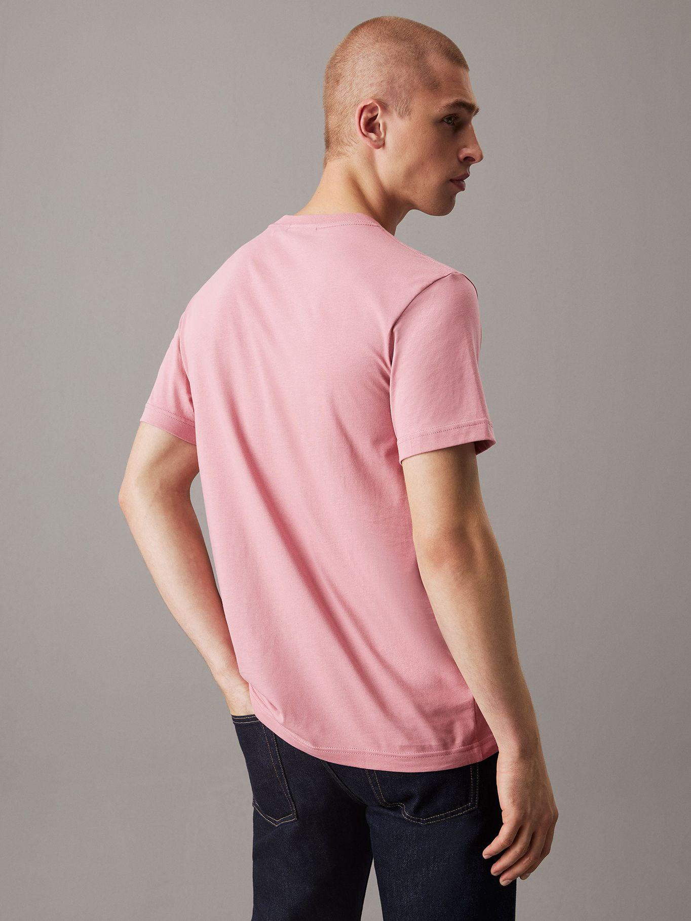 Polera Ck Embro Badge Rosado Calvin Klein-2