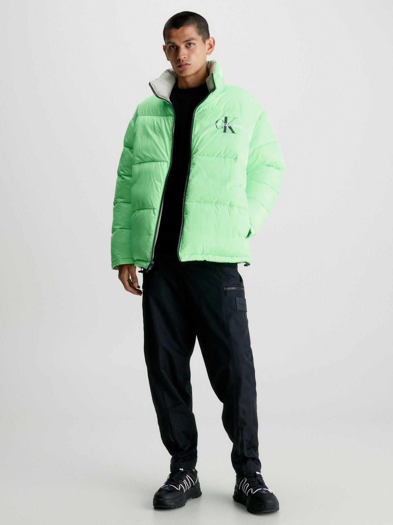 Parka Reversible 90 Puffer Verde Calvin Klein-1