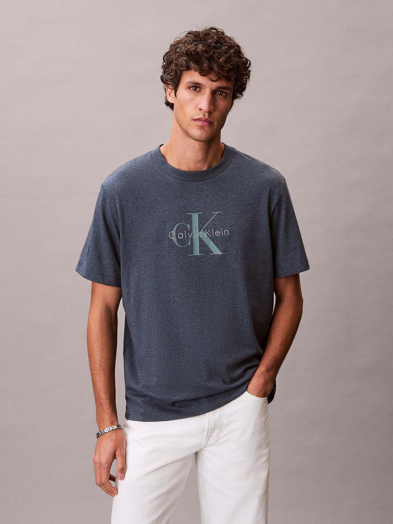 Polera Hero Monologo Azul Calvin Klein-0