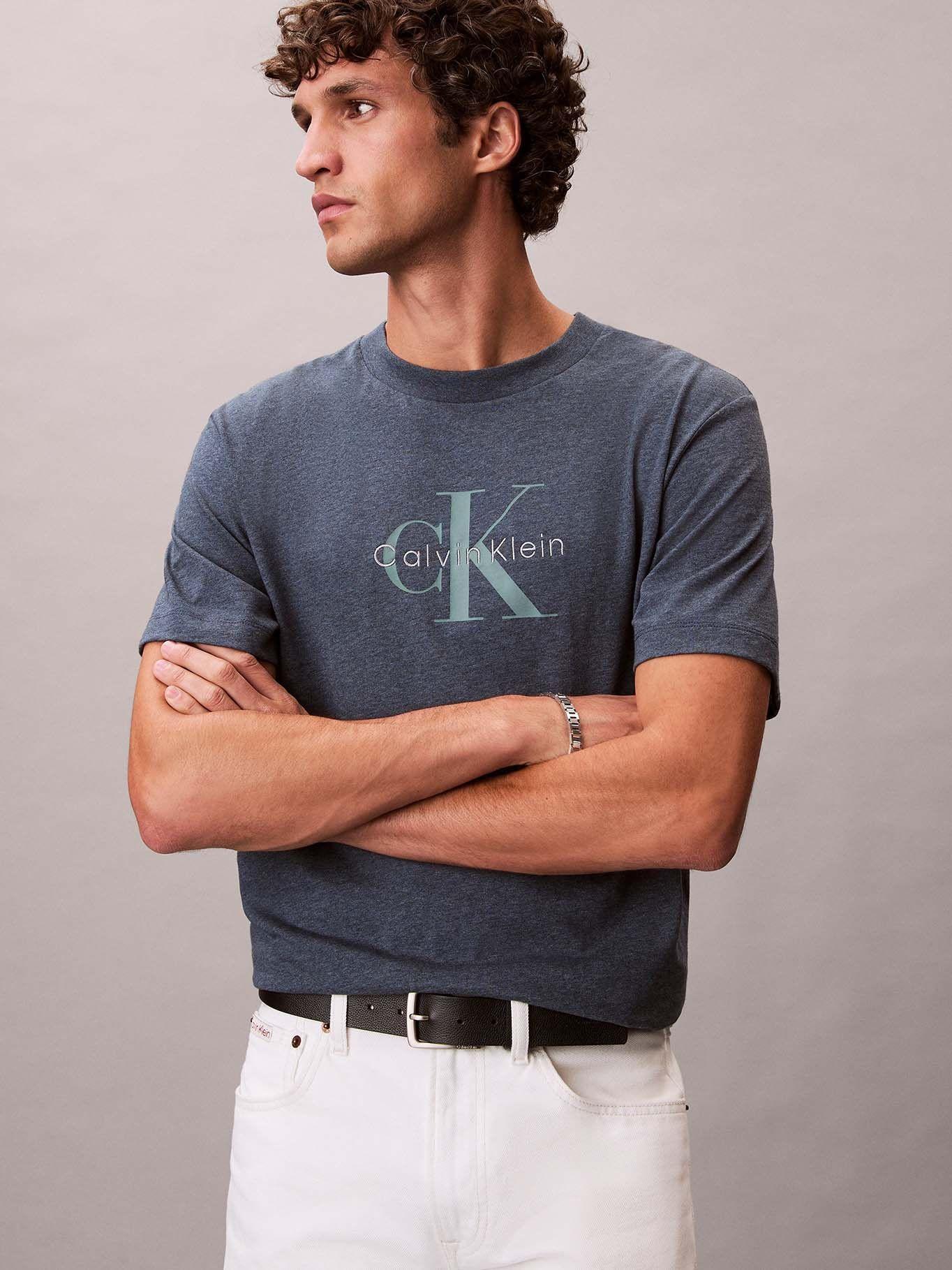 Polera Hero Monologo Azul Calvin Klein-3