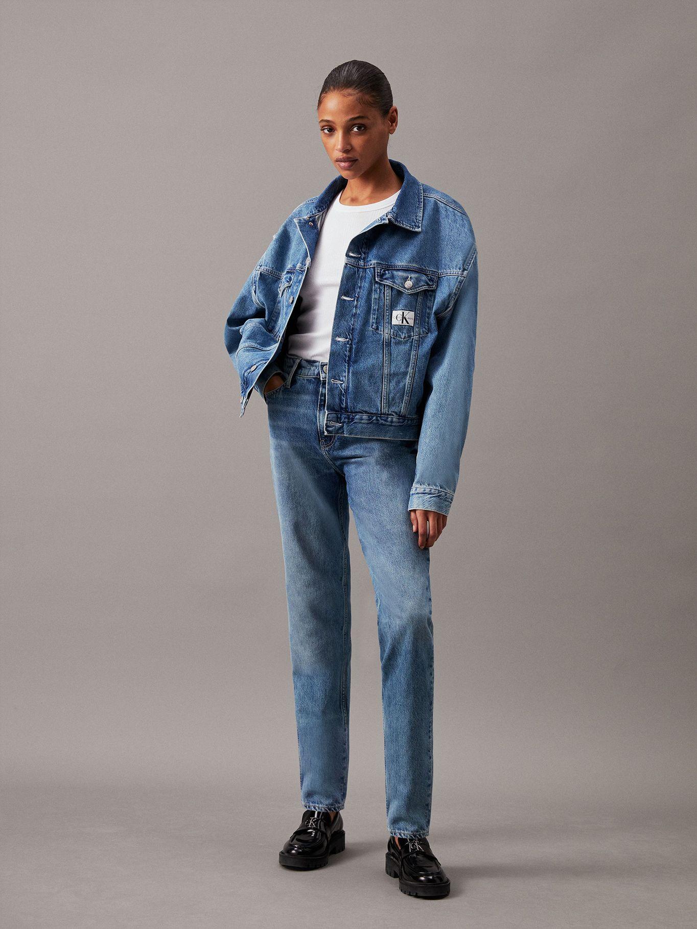Chaqueta Boxy Denim Azul Calvin Klein-1
