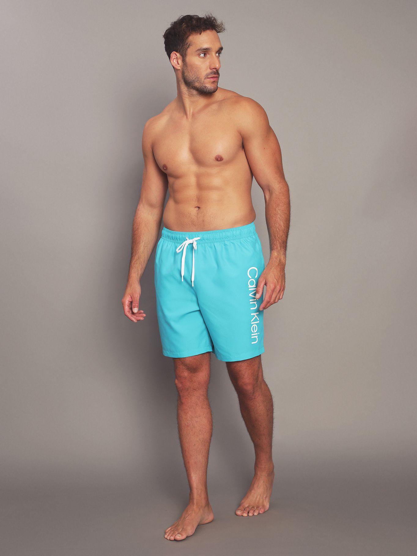Traje de Baño Core Solids Celeste Calvin Klein-1