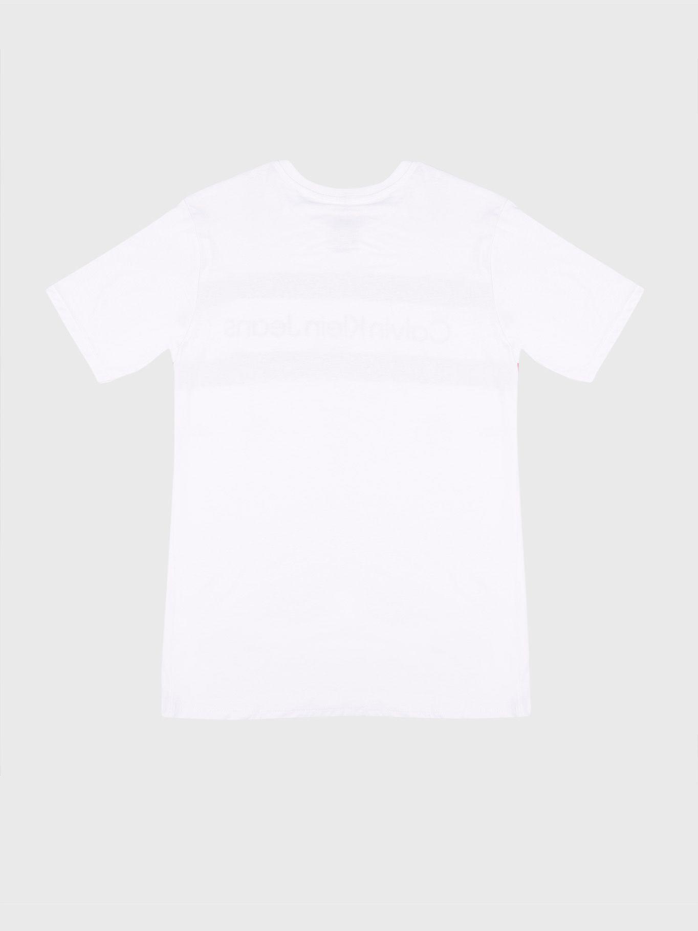 Polera Niño Chest Bar Blanco Calvin Klein-1