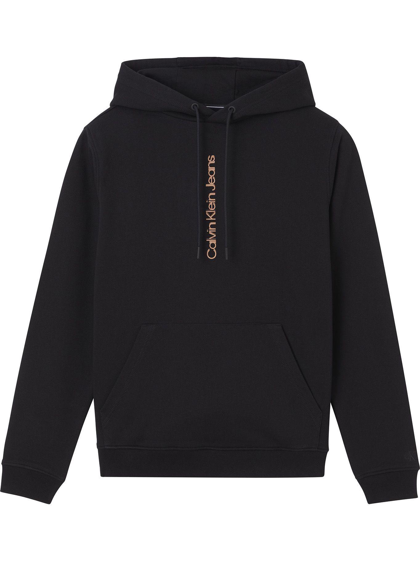 Hoodie Seasonal Institutional  Negro Calvin Klein-0