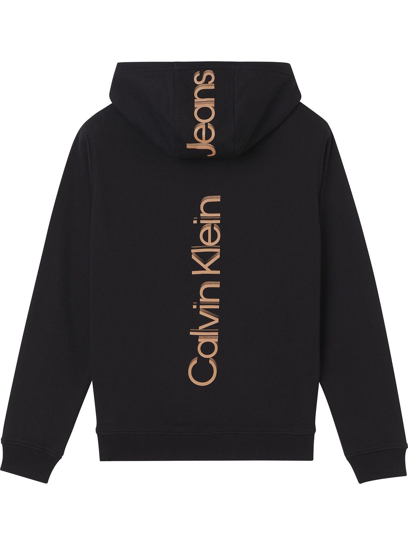 Hoodie Seasonal Institutional  Negro Calvin Klein-1