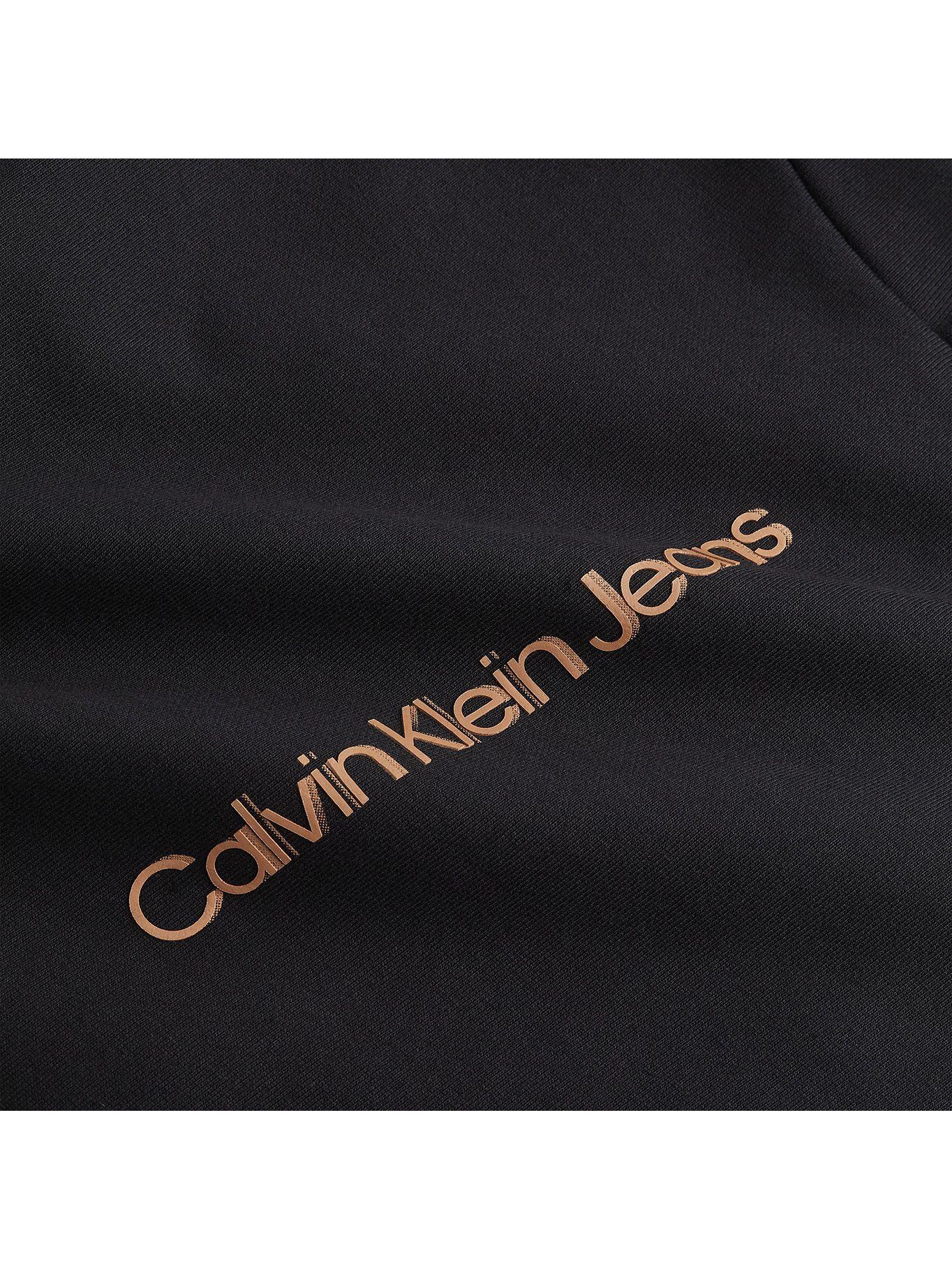 Hoodie Seasonal Institutional  Negro Calvin Klein-2