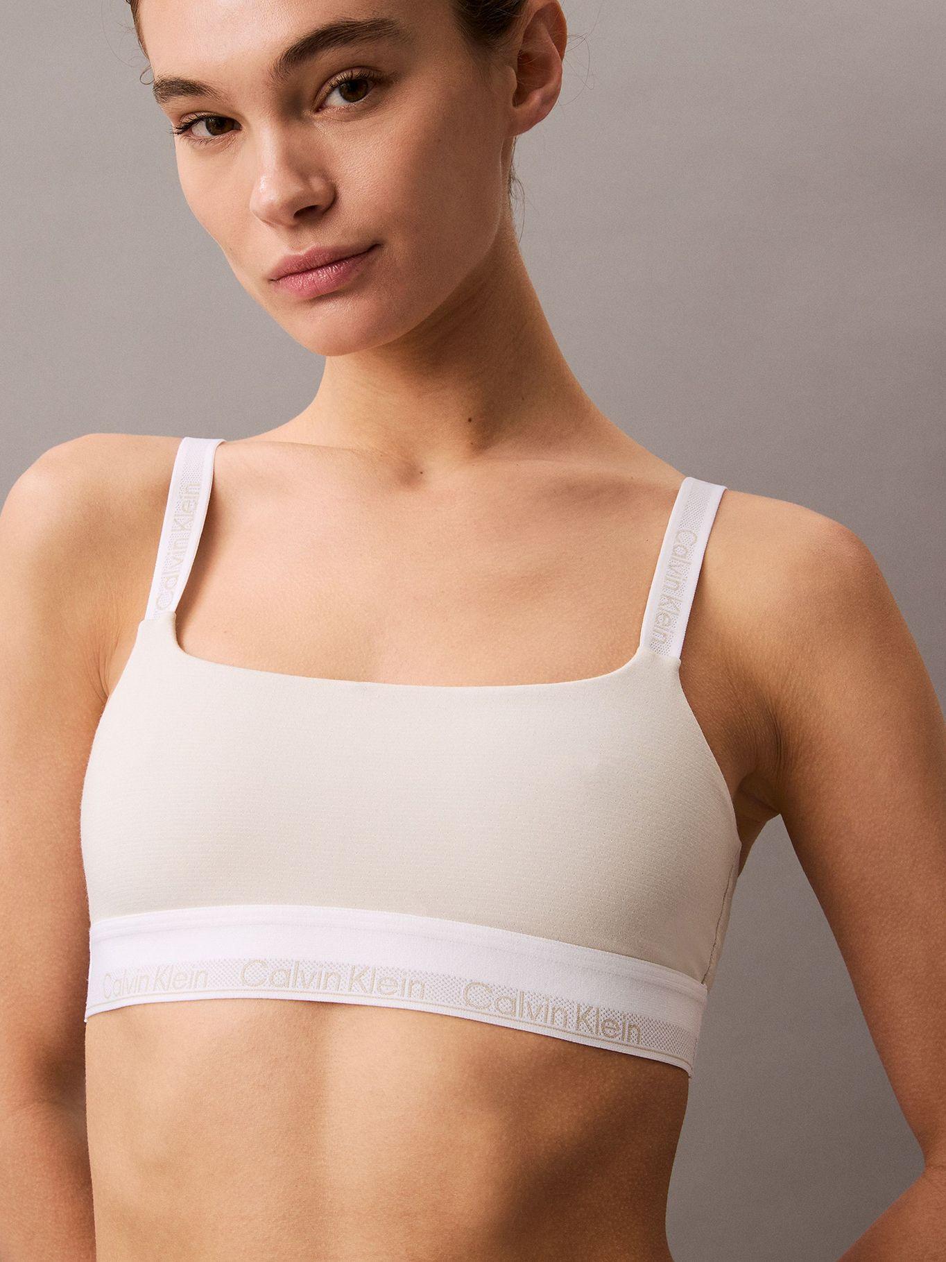 Bralette Icon Modal Mesh Beige Calvin Klein-3