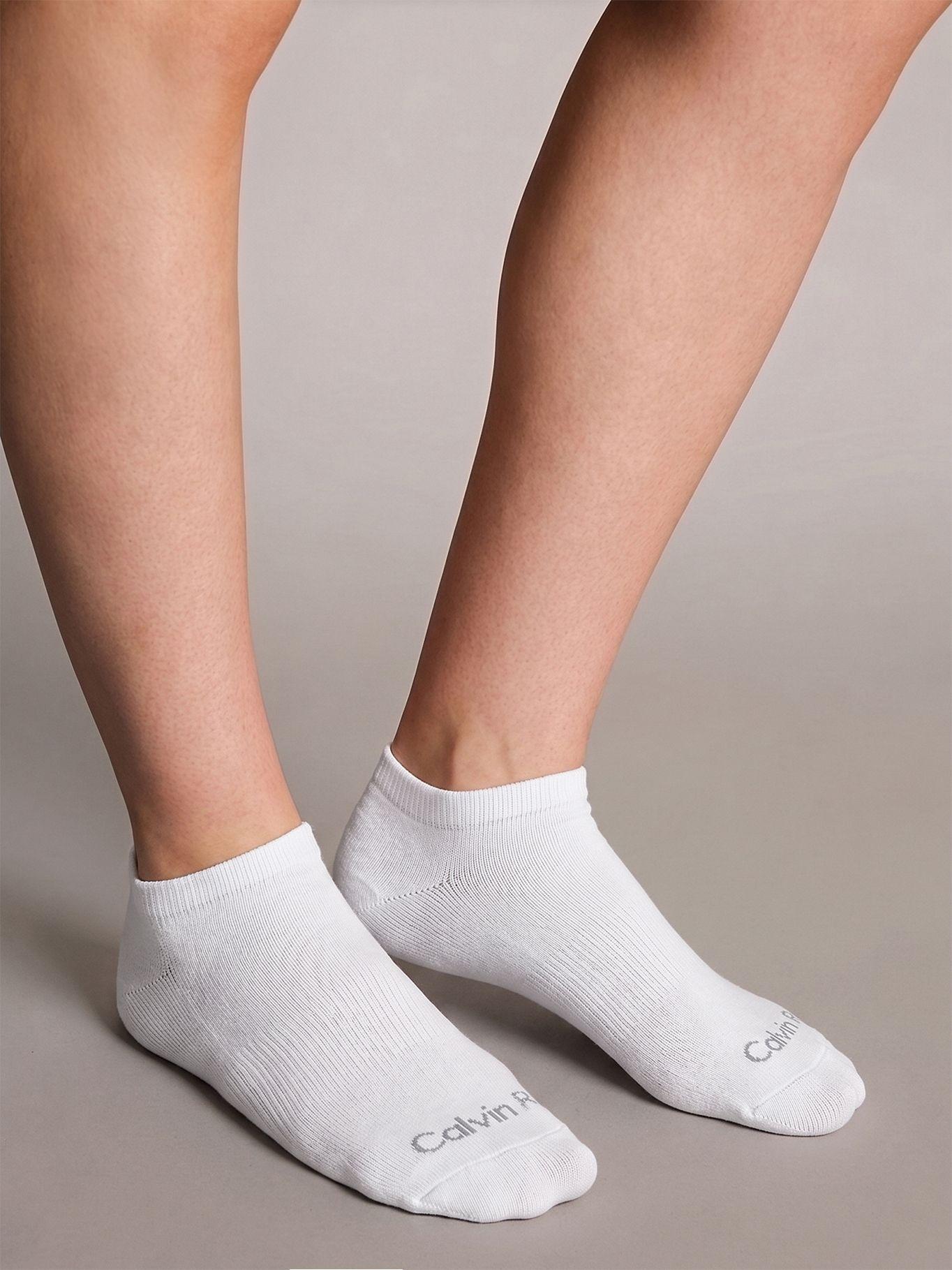 Pack 6 Calcetines Logo Cushion Blanco Calvin Klein-1