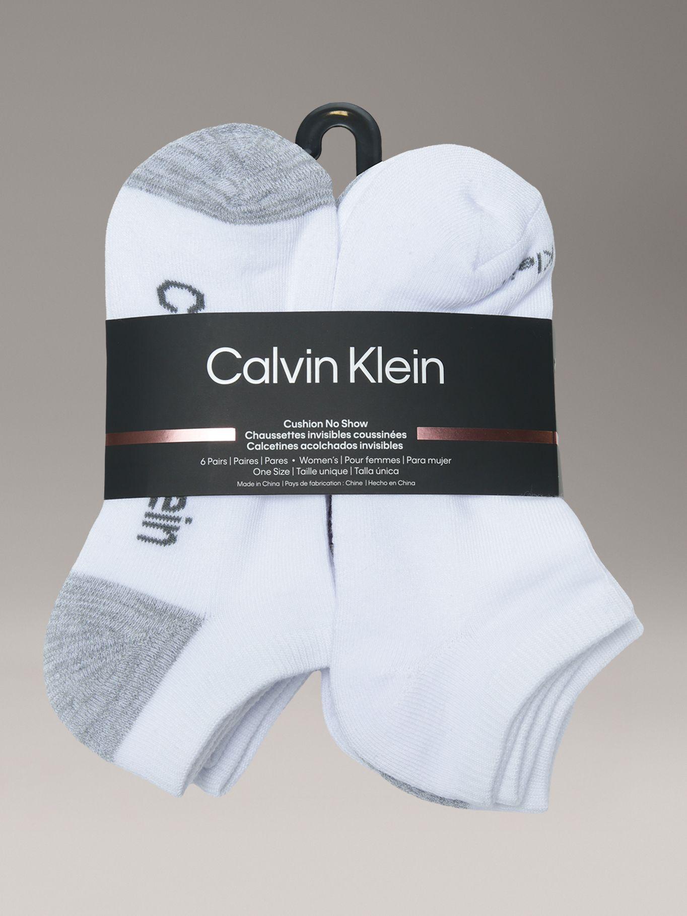 Pack 6 Calcetines Logo Cushion Blanco Calvin Klein-2