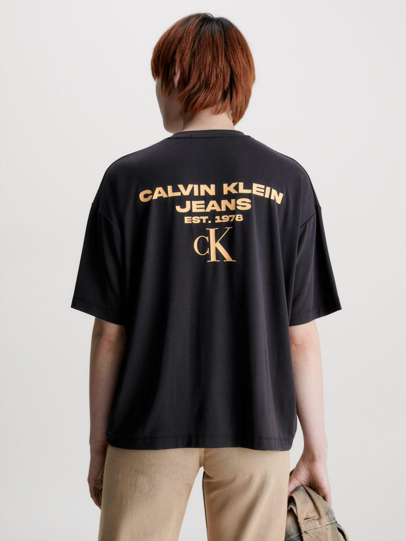 Polera Back Boyfriend  Negro Calvin Klein-2