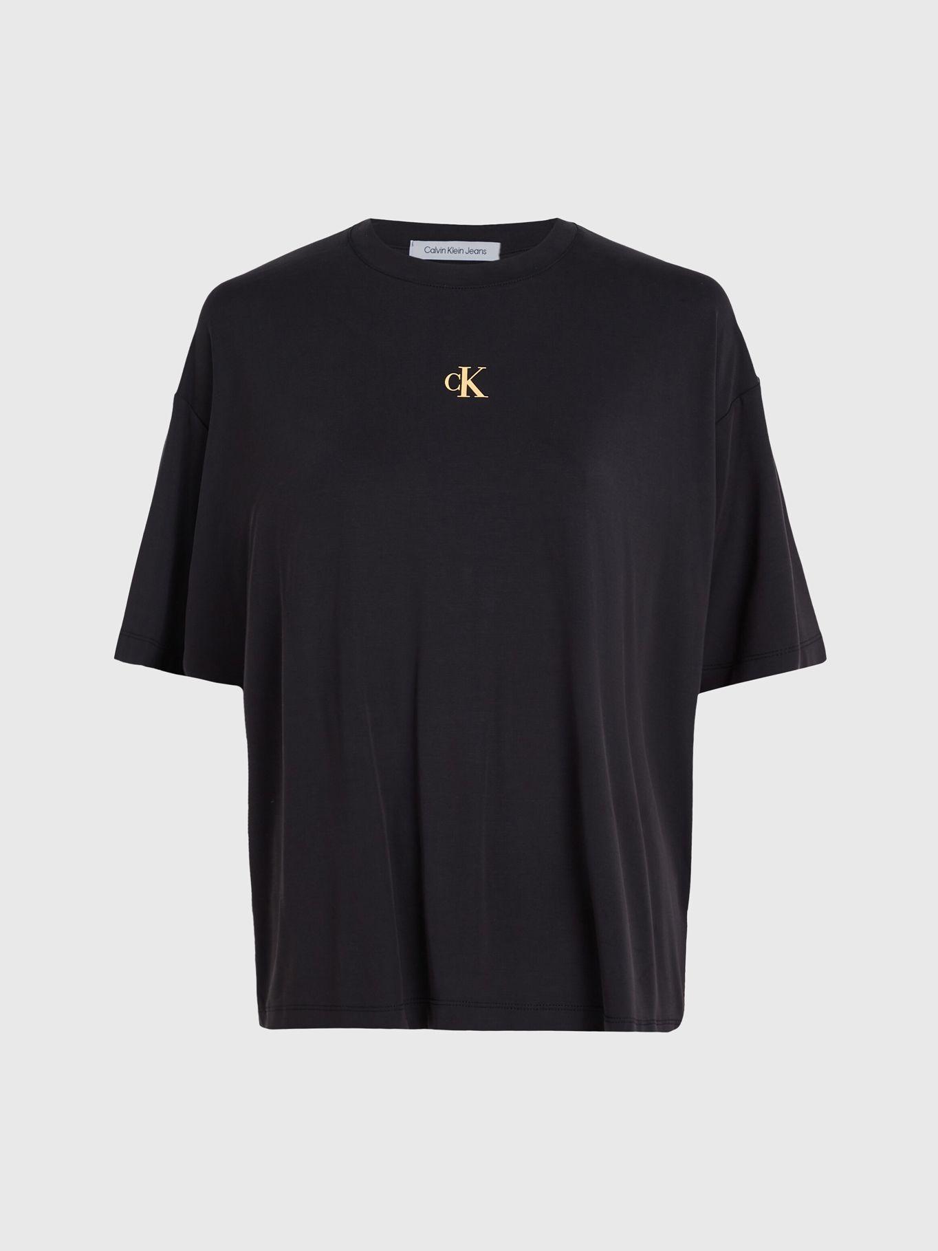 Polera Back Boyfriend  Negro Calvin Klein-4