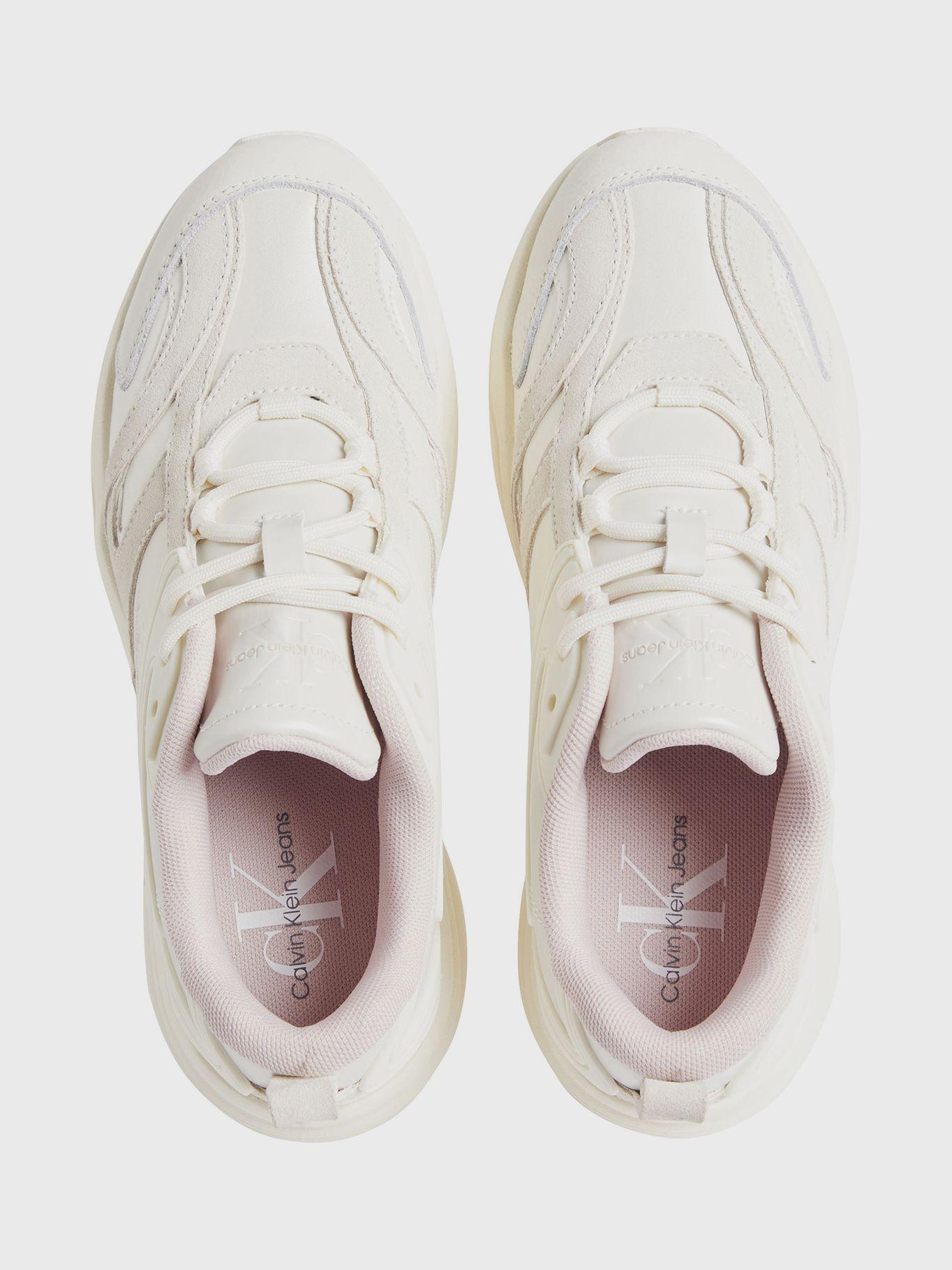 Zapatillas Tennis Low Lace Ml Mix Blanco Calvin Klein-2