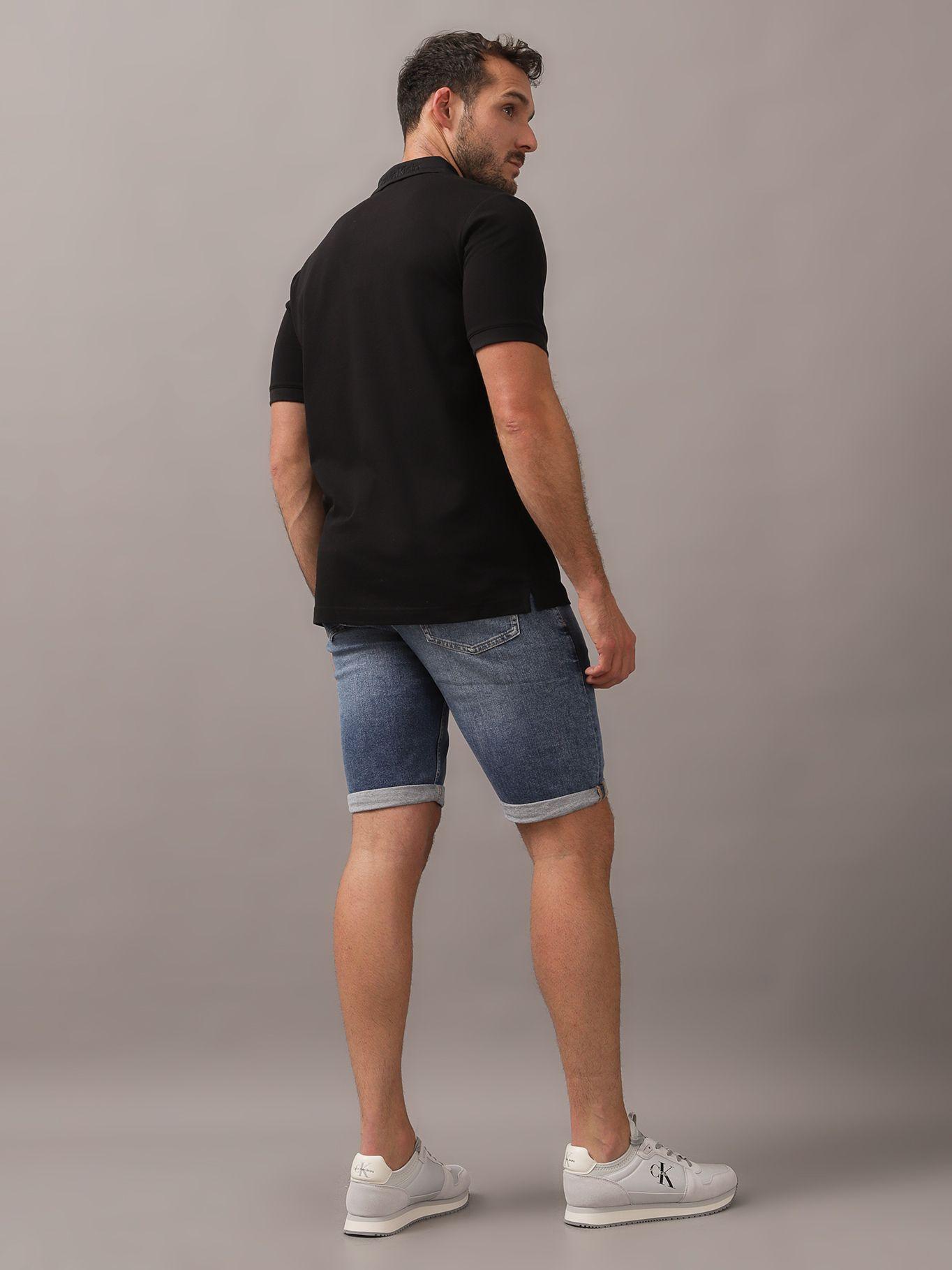 Polo Thermo Tech Logo Negro Calvin Klein-2