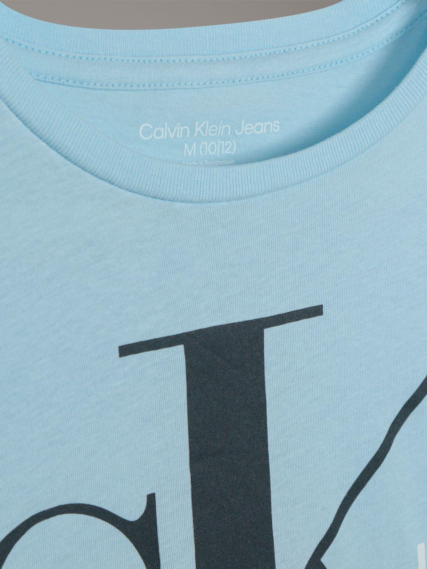 Polera Niño Classic Para Niño Celeste Calvin Klein-3