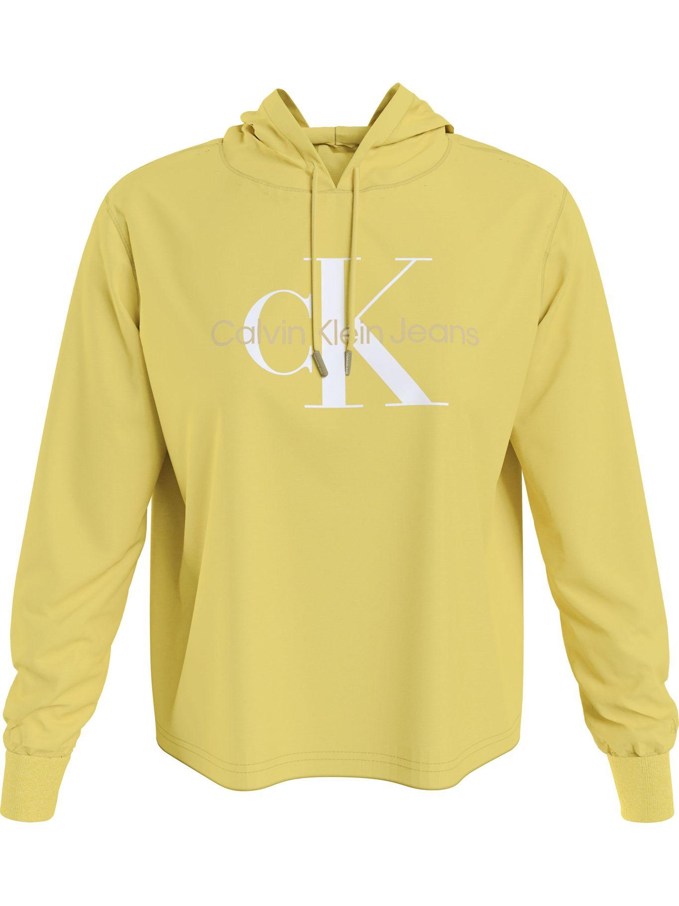 Hoodie Monogram Amarillo ZCU Calvin Klein-0