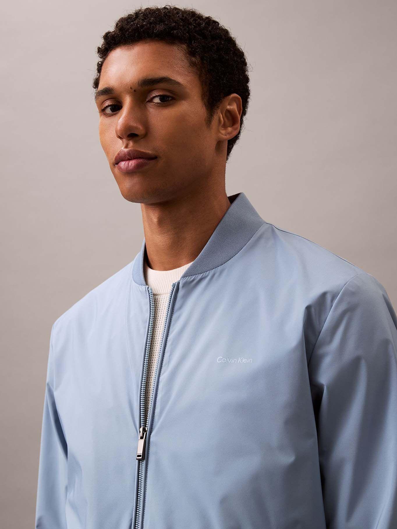 Chaqueta Bomber Matte Celeste Calvin Klein-3