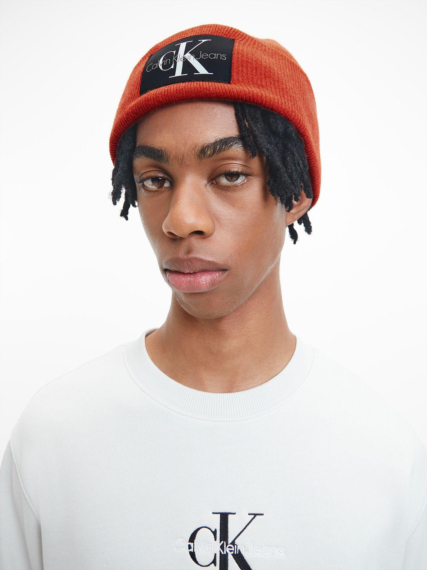 Jockey Beanie Naranja Calvin Klein-2
