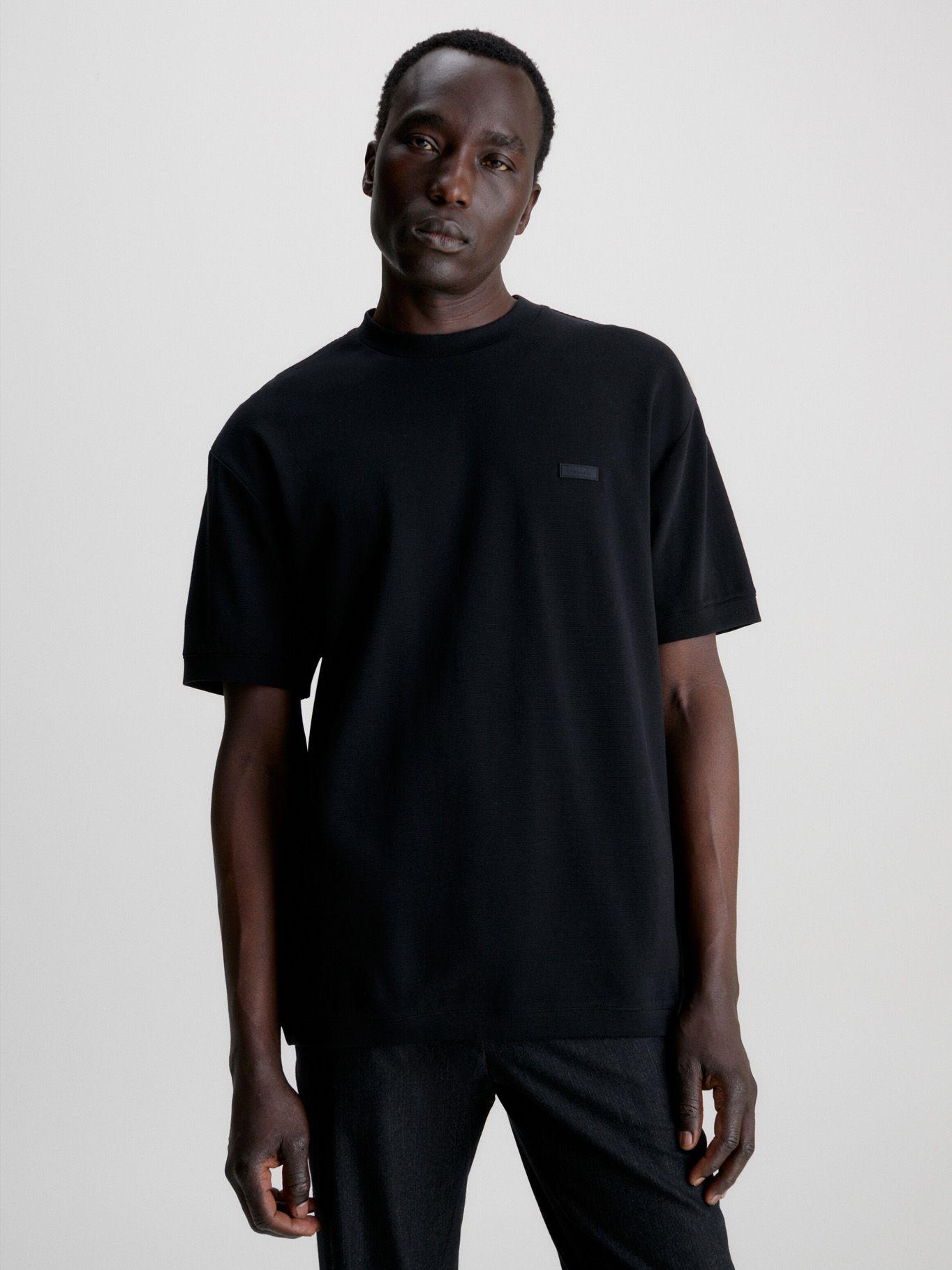 Polera Soft Ottoman Negro Calvin Klein-0