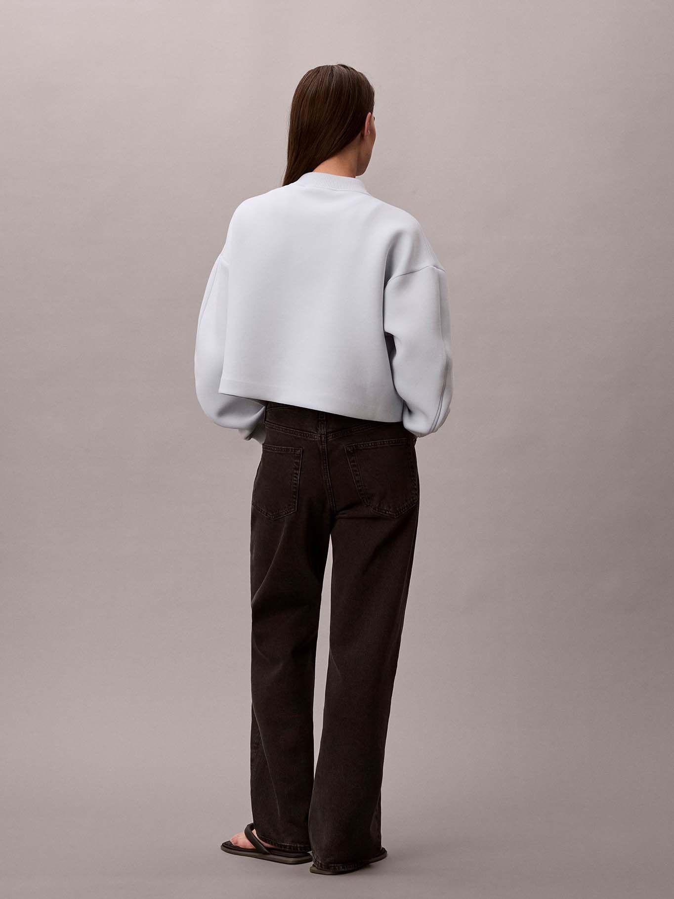 Chaqueta Bomber Holgada Celeste Calvin Klein-2