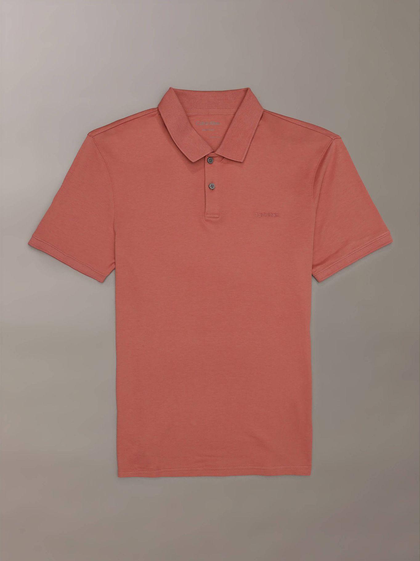 Polo Solid Liquid Rosado Calvin Klein-4