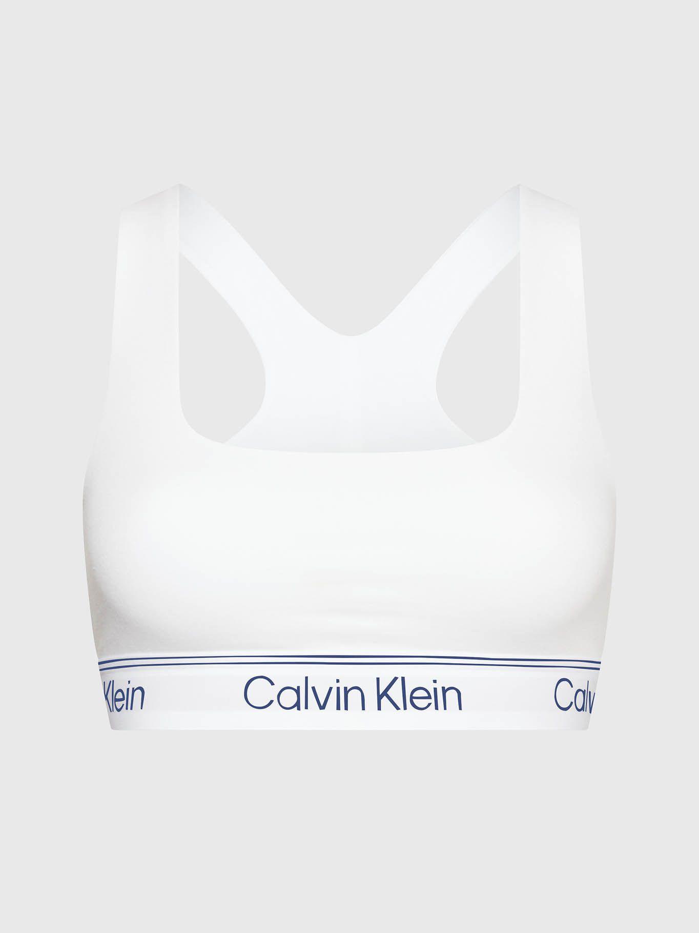 Bralette con logo Blanco Calvin Klein QF7185-110-4