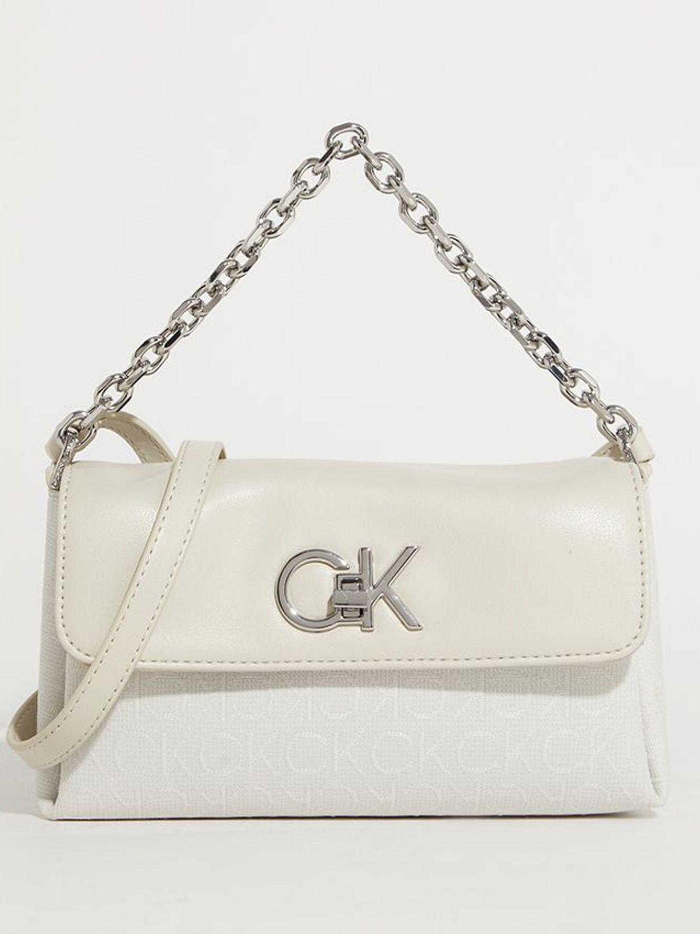 Bandolera Re-Lock PC4 Blanco Calvin Klein-0