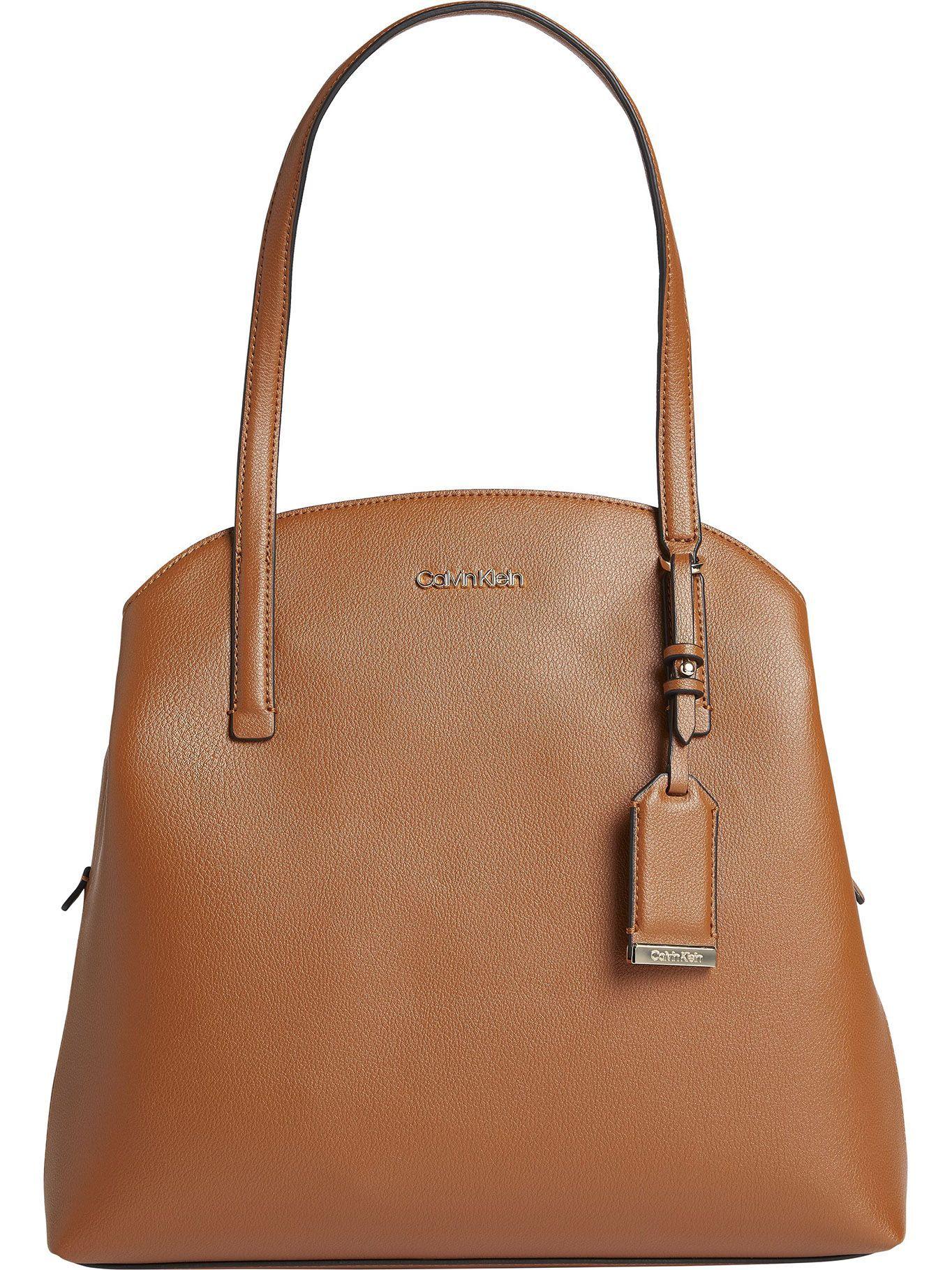 Cartera Shoulder Ck Must Café Calvin Klein-0
