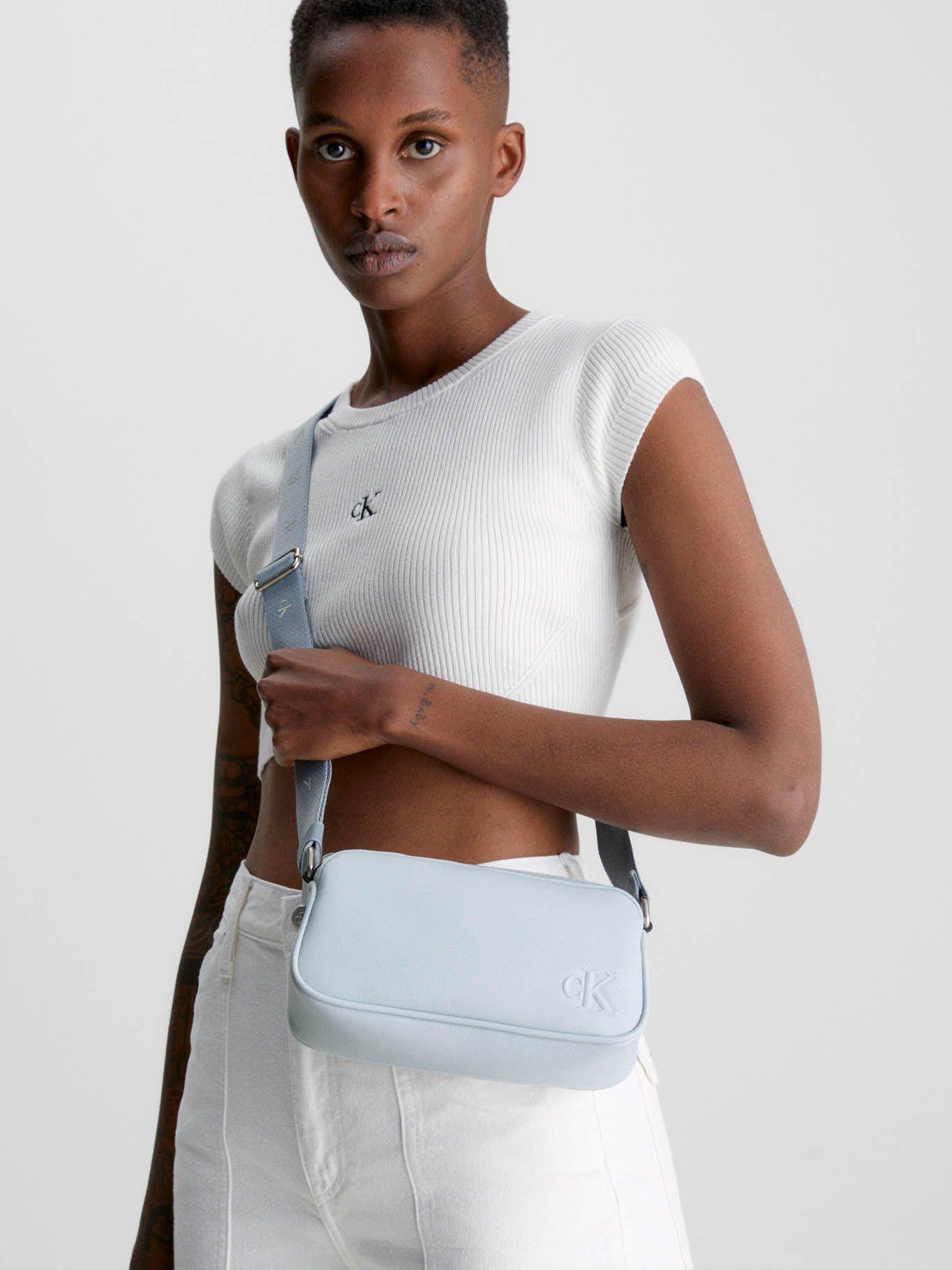 Bolso bandolera pequeño Blanco Calvin Klein K60K610326-PNZ-3