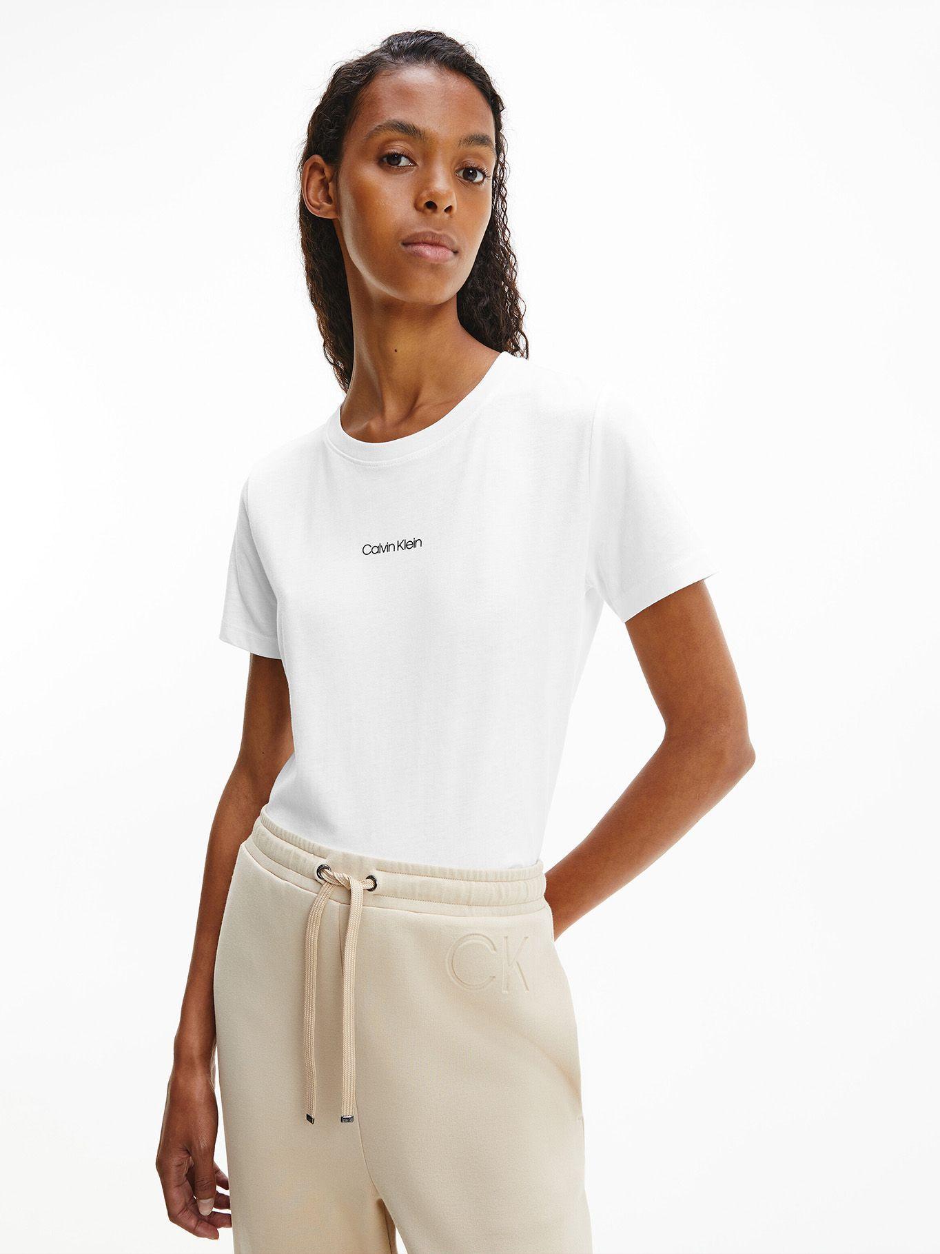 Polera Mini Calvin Klein Blanco Calvin Klein-0