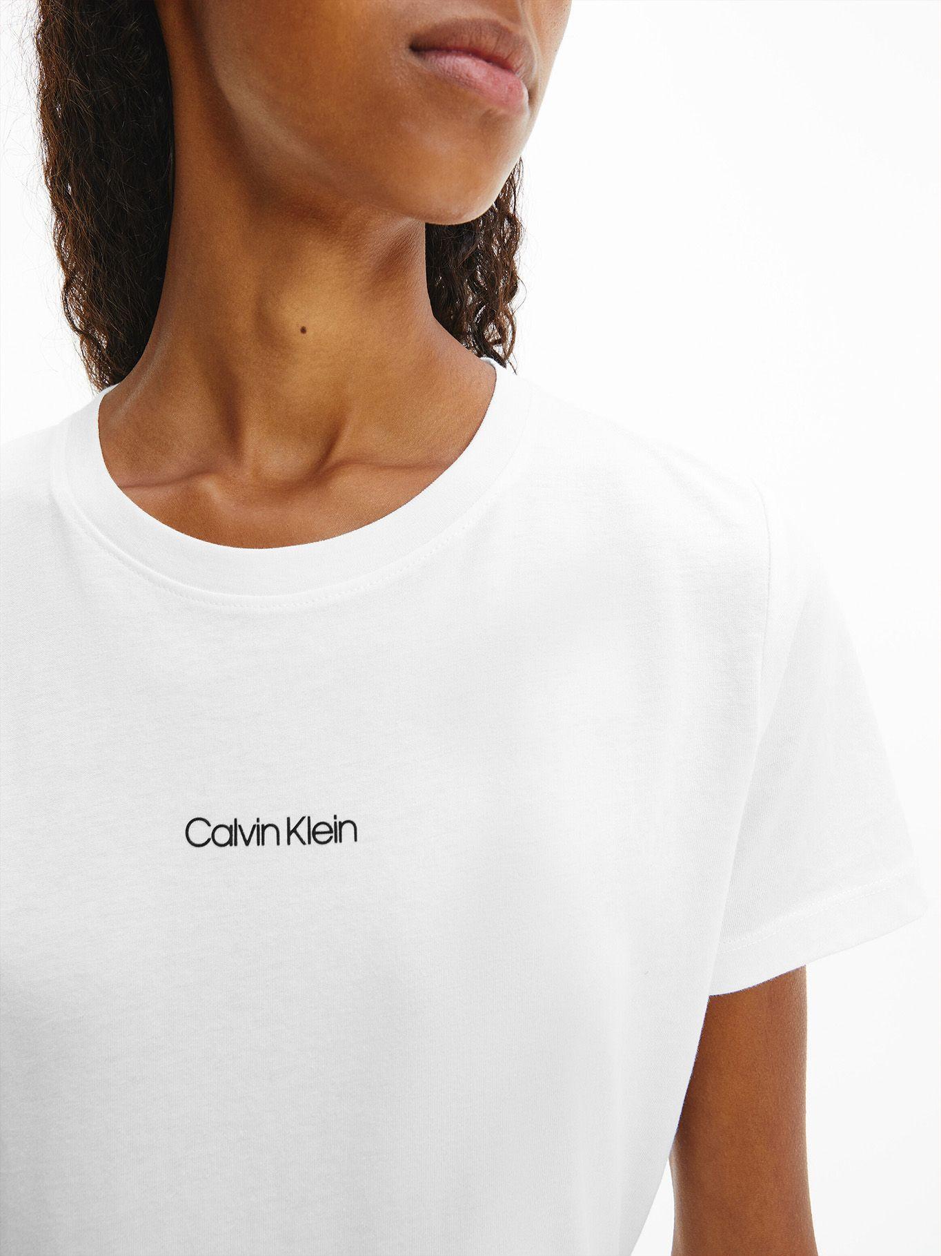 Polera Mini Calvin Klein Blanco Calvin Klein-3