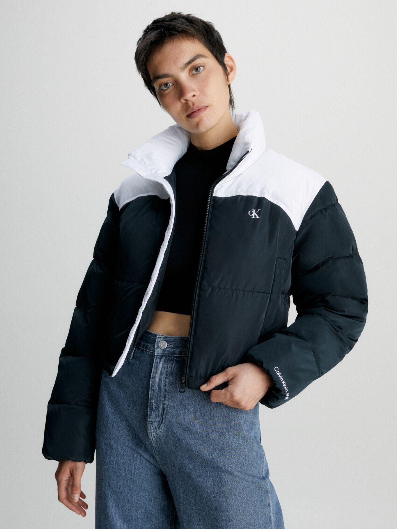 Parka Non Down Cropped Negro-0