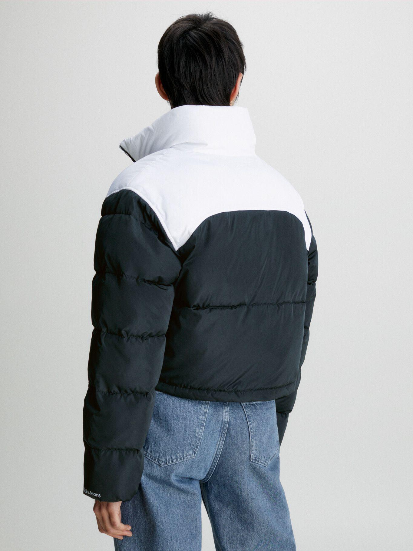 Parka Non Down Cropped Negro-2