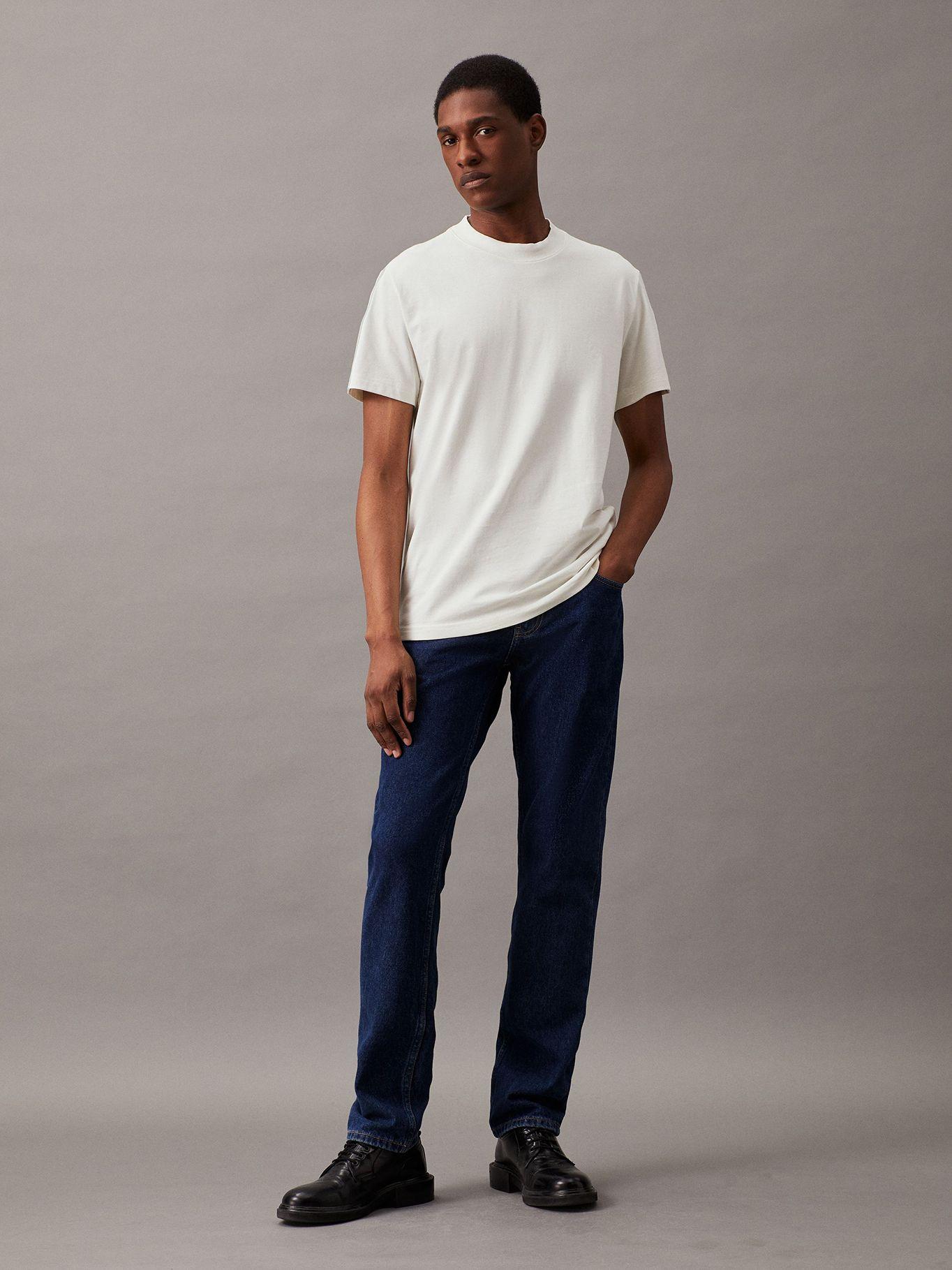 Polera Logo Tape Blanco YBI Calvin Klein-1