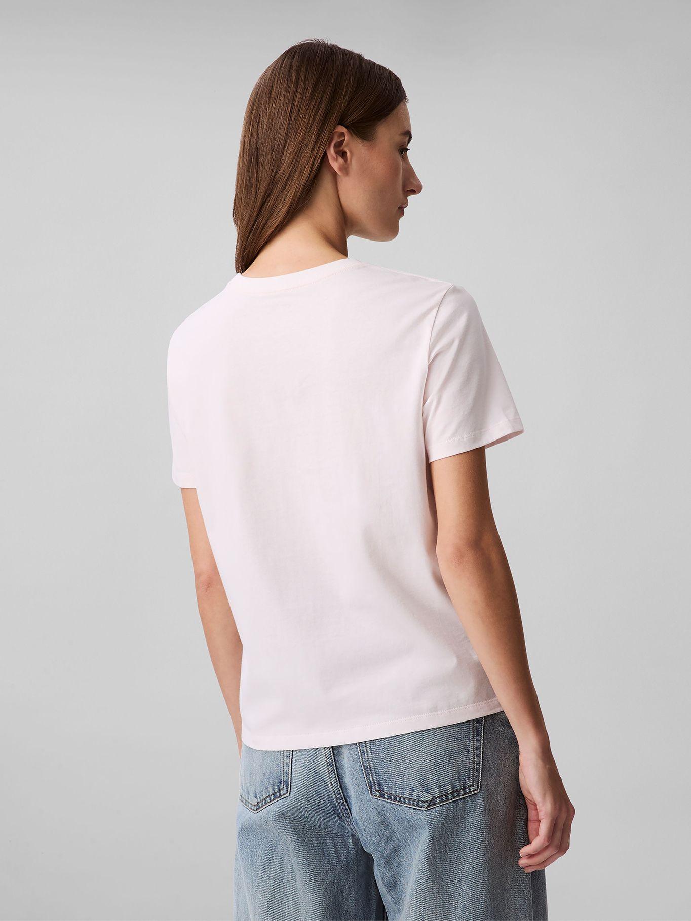 Polera Clásica con Logo Blanco Calvin Klein-2