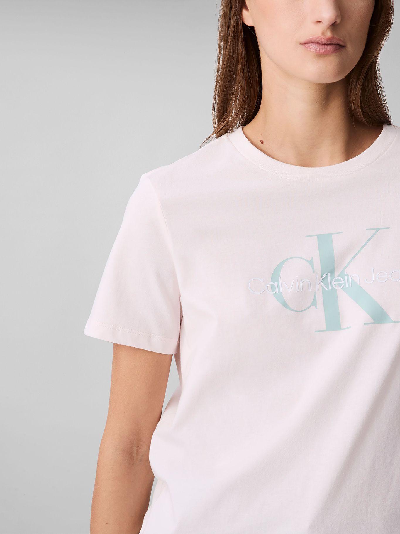 Polera Clásica con Logo Blanco Calvin Klein-3