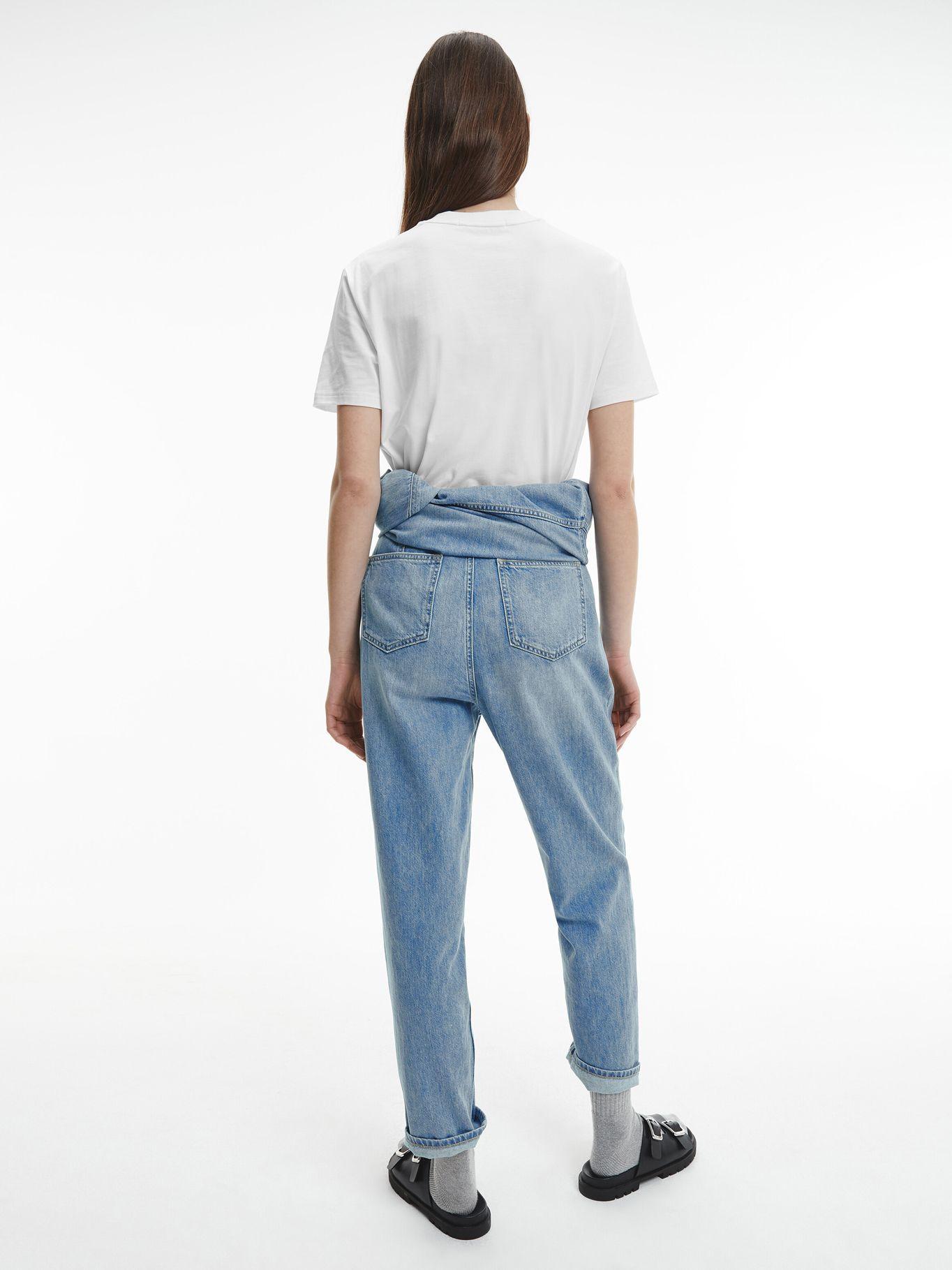 Polera Hero Logo Blanco Calvin Klein Mujer-1