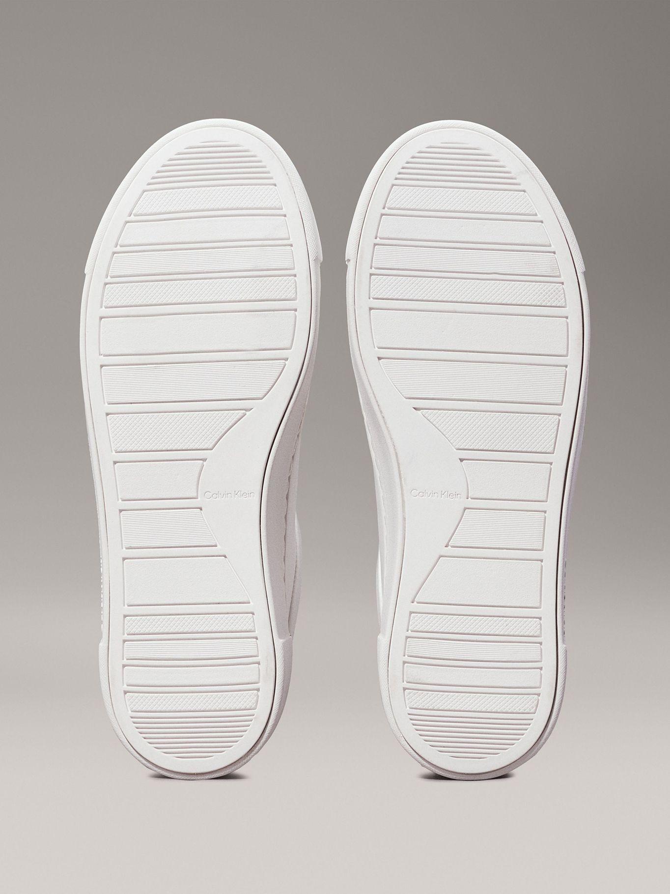 Zapatillas de Cuero Cupsole Lace Up Blanco Calvin Klein-3