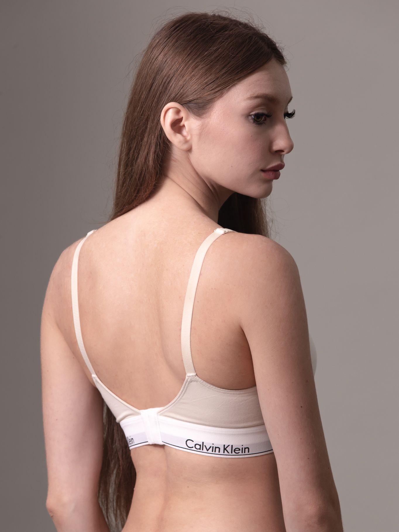 Bralette Materno Lightly Lined Beige Calvin Klein-3