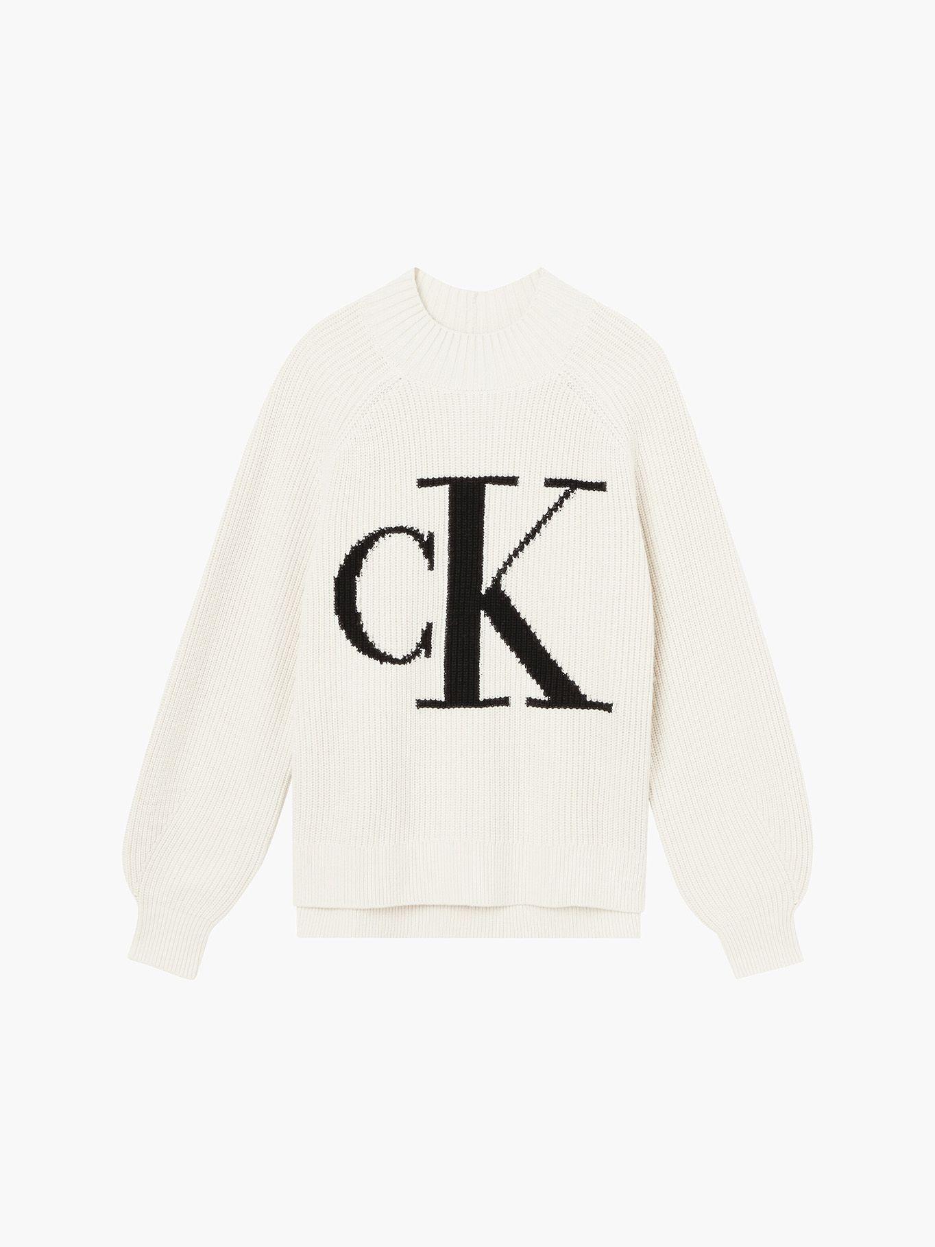 Suéter Ck Raglan Crema Calvin Klein-4