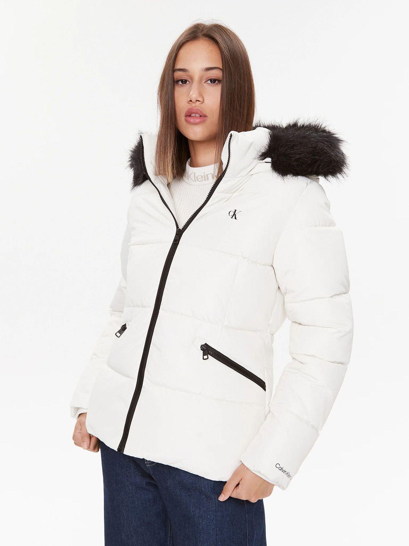 Parka Faux Furs Blanco-0