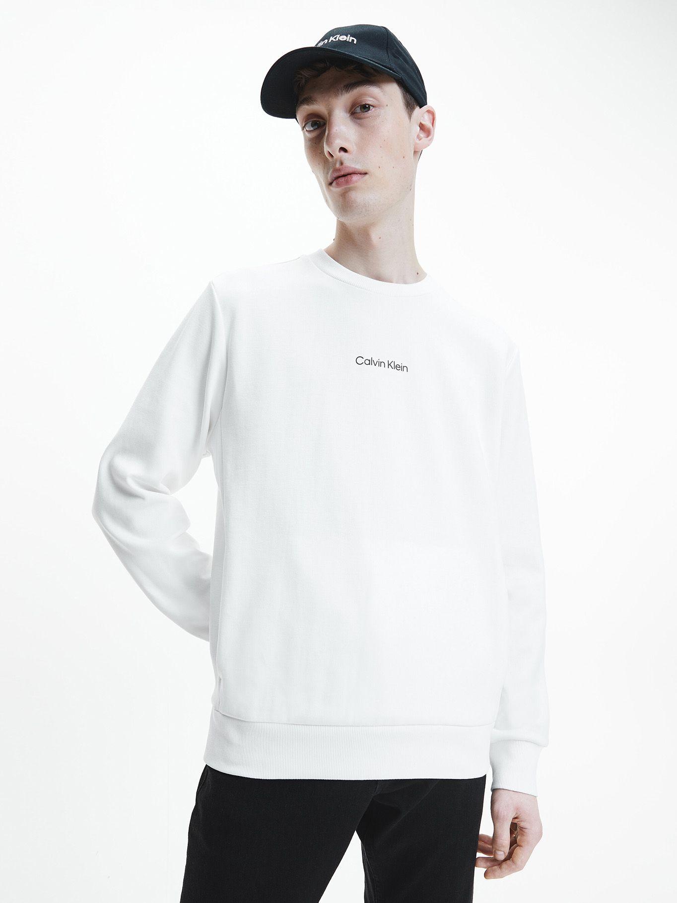 Polerón Interlock Blanco YAF Calvin Klein-0