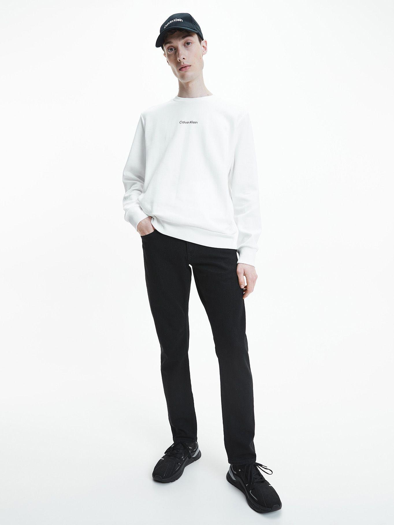 Polerón Interlock Blanco YAF Calvin Klein-1