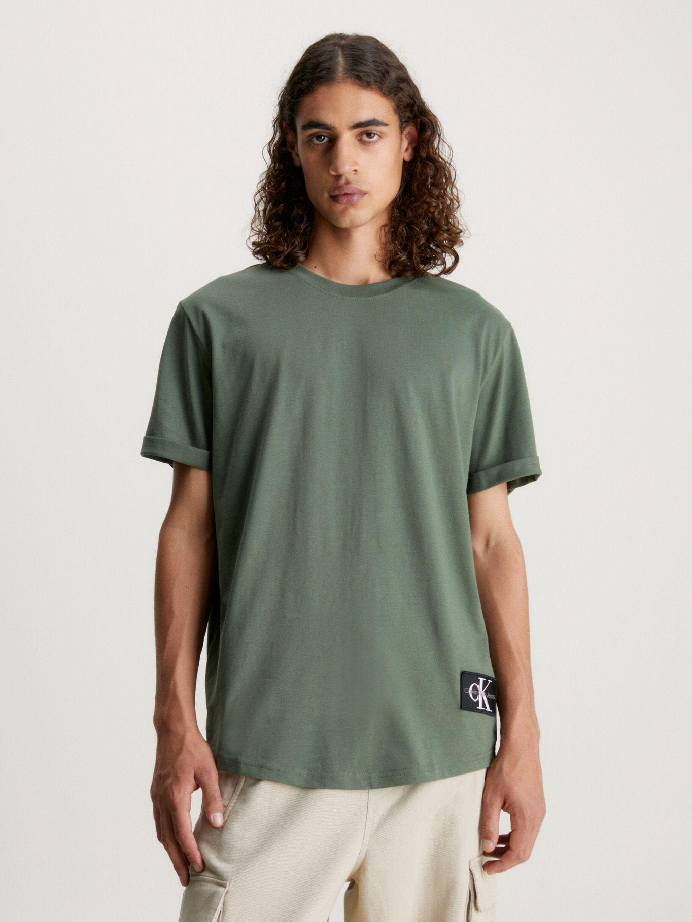 Polera Badge Turn Up Verde LLP Calvin Klein-0