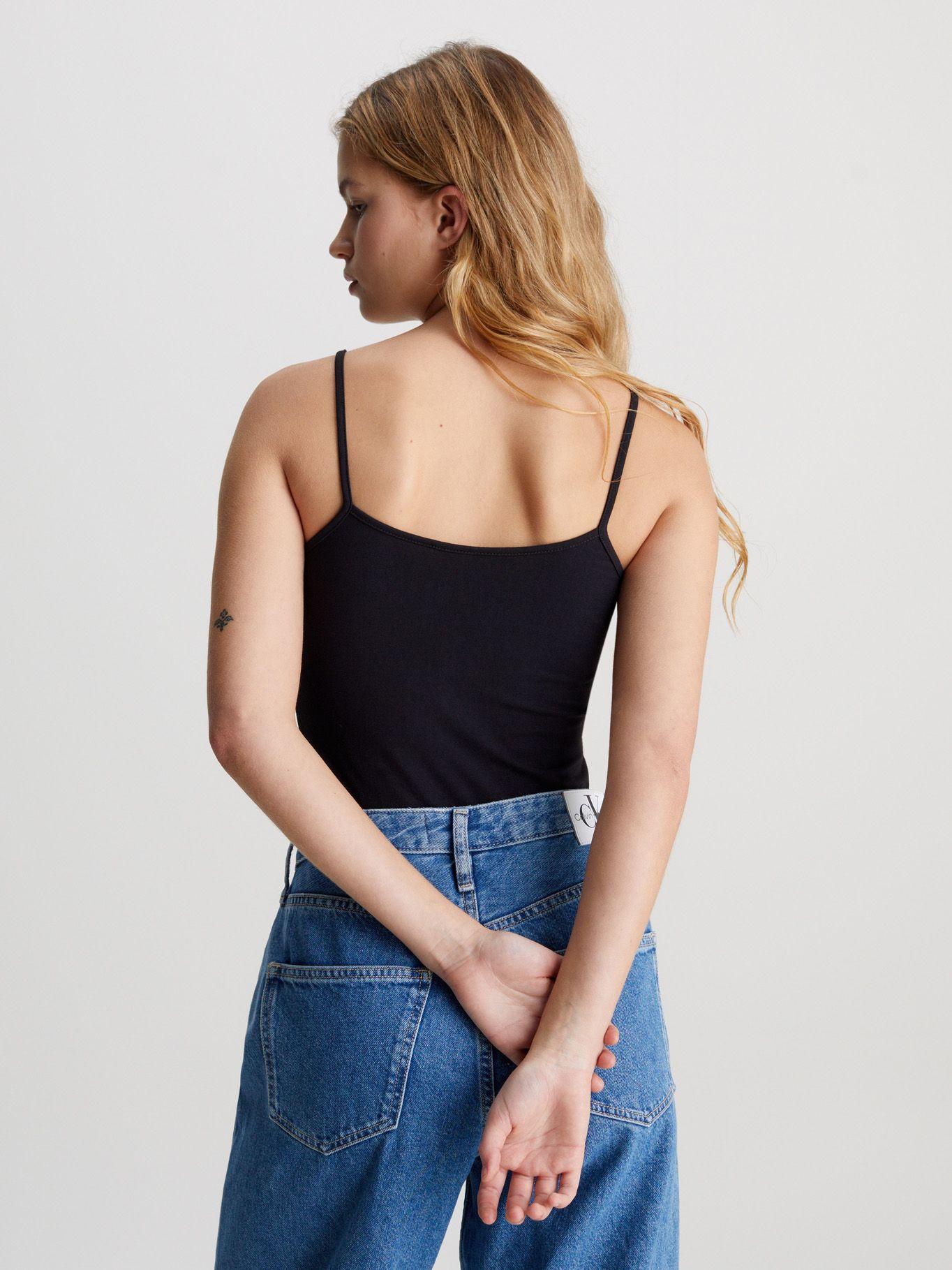 Body Monologo Strappy Negro Calvin Klein-2