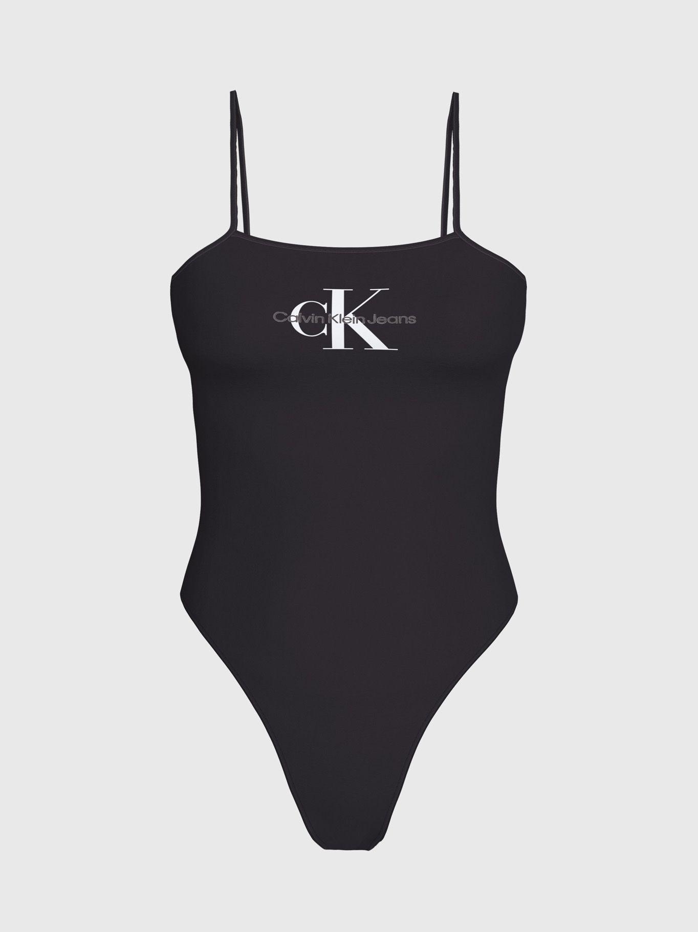 Body Monologo Strappy Negro Calvin Klein-4