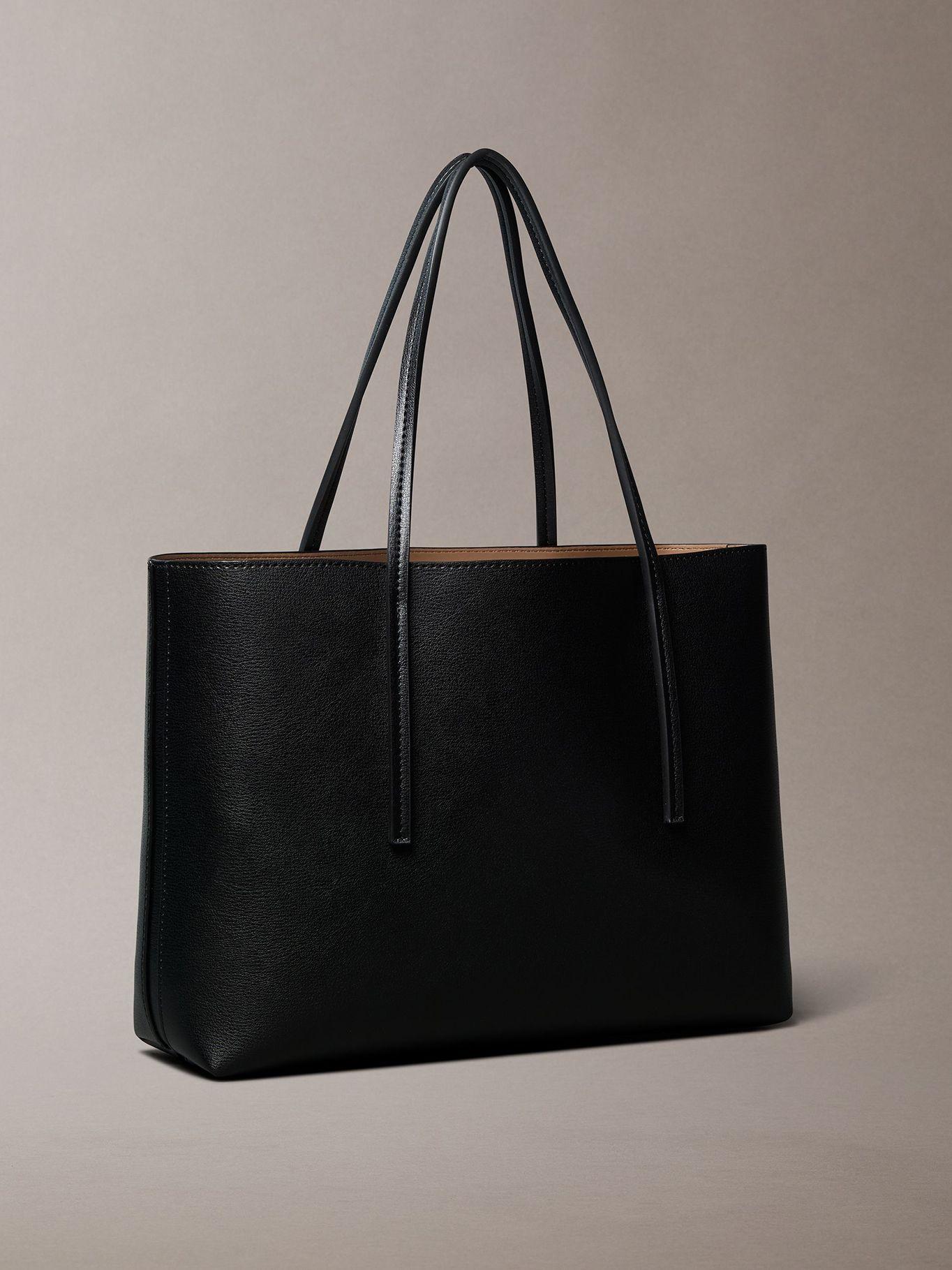 Cartera Tote Foil Logo Negro Calvin Klein-3