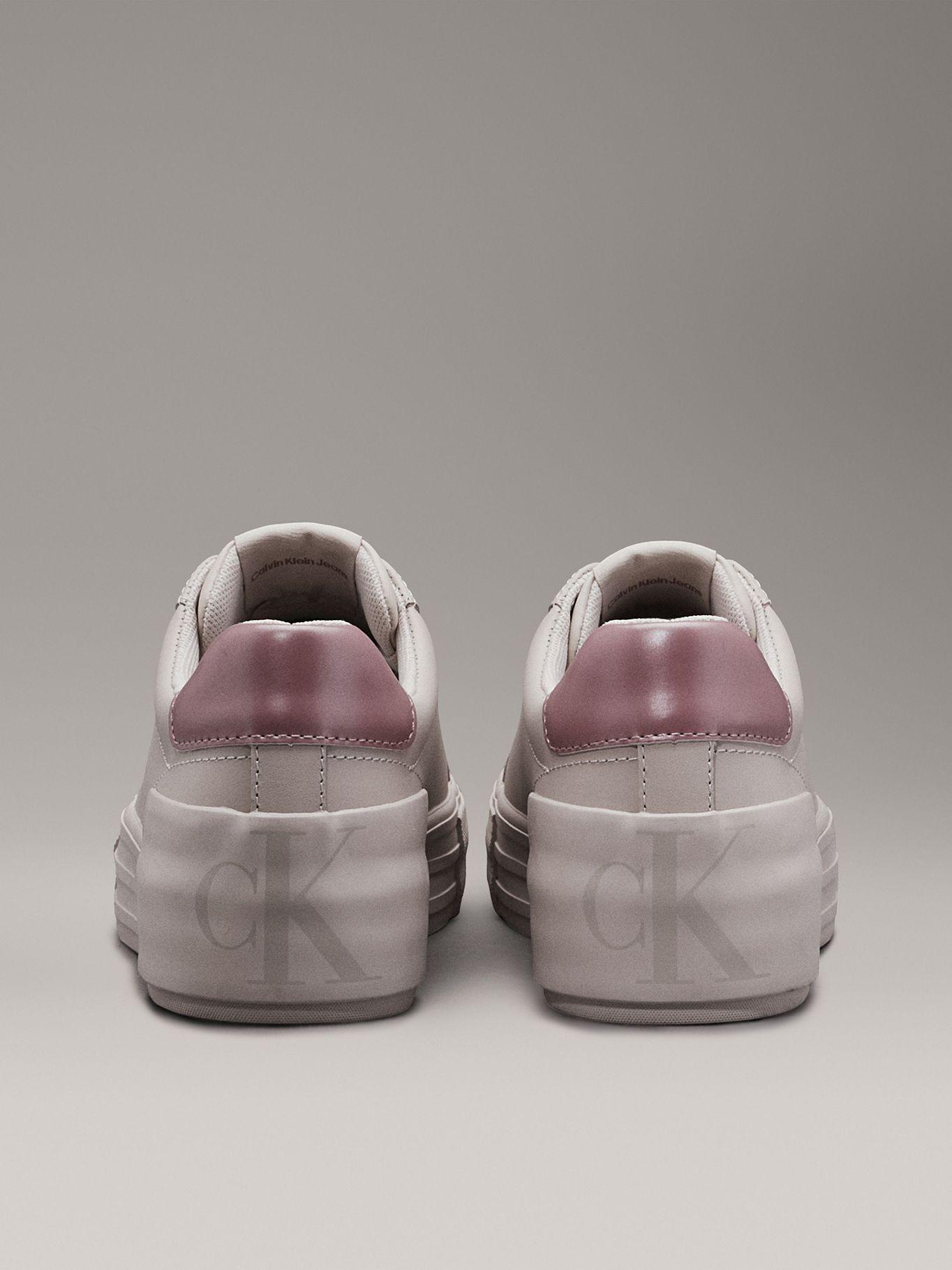 Zapatillas de Cuero Vulc Flatform Gris Calvin Klein-1