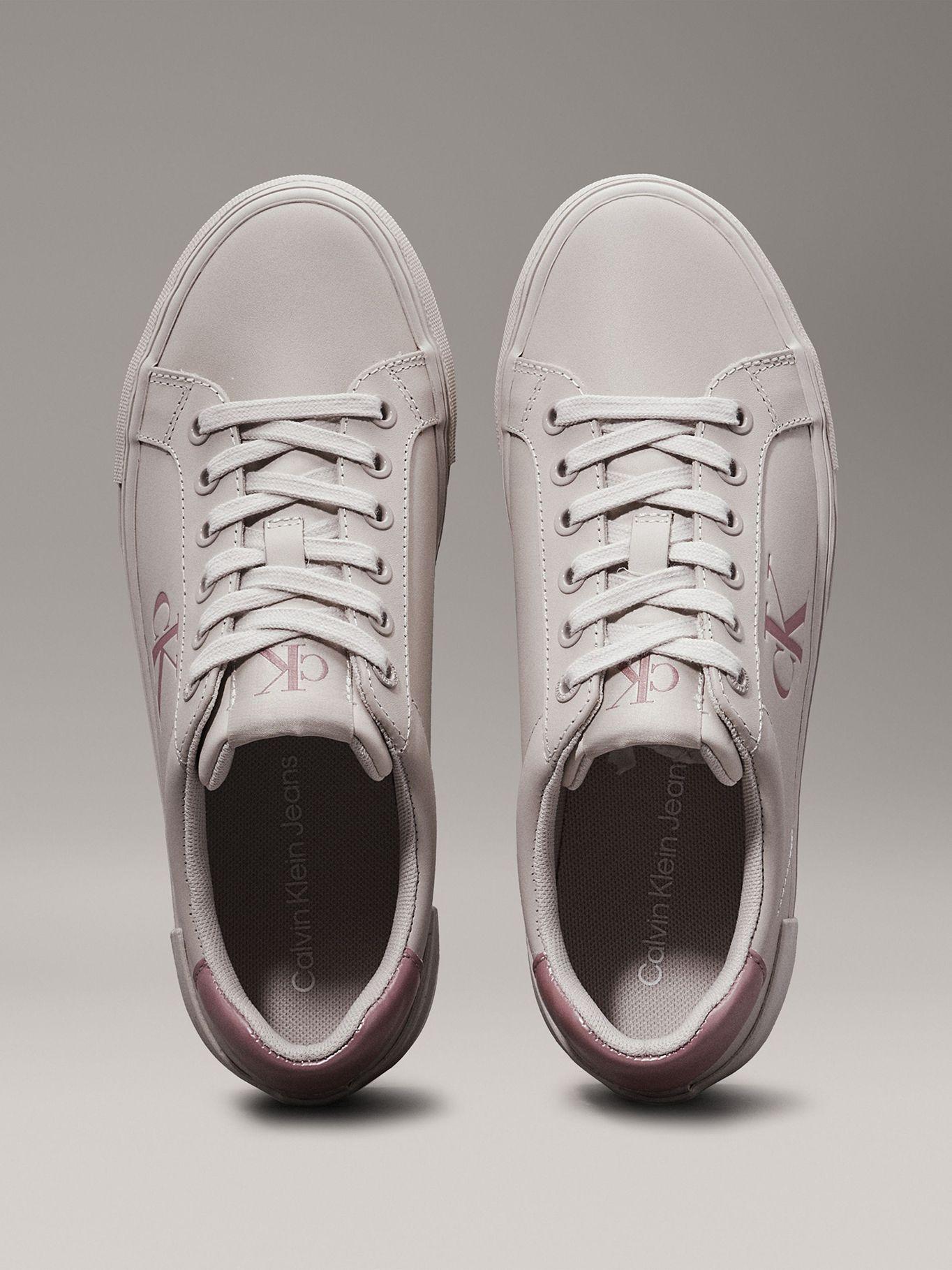 Zapatillas de Cuero Vulc Flatform Gris Calvin Klein-2