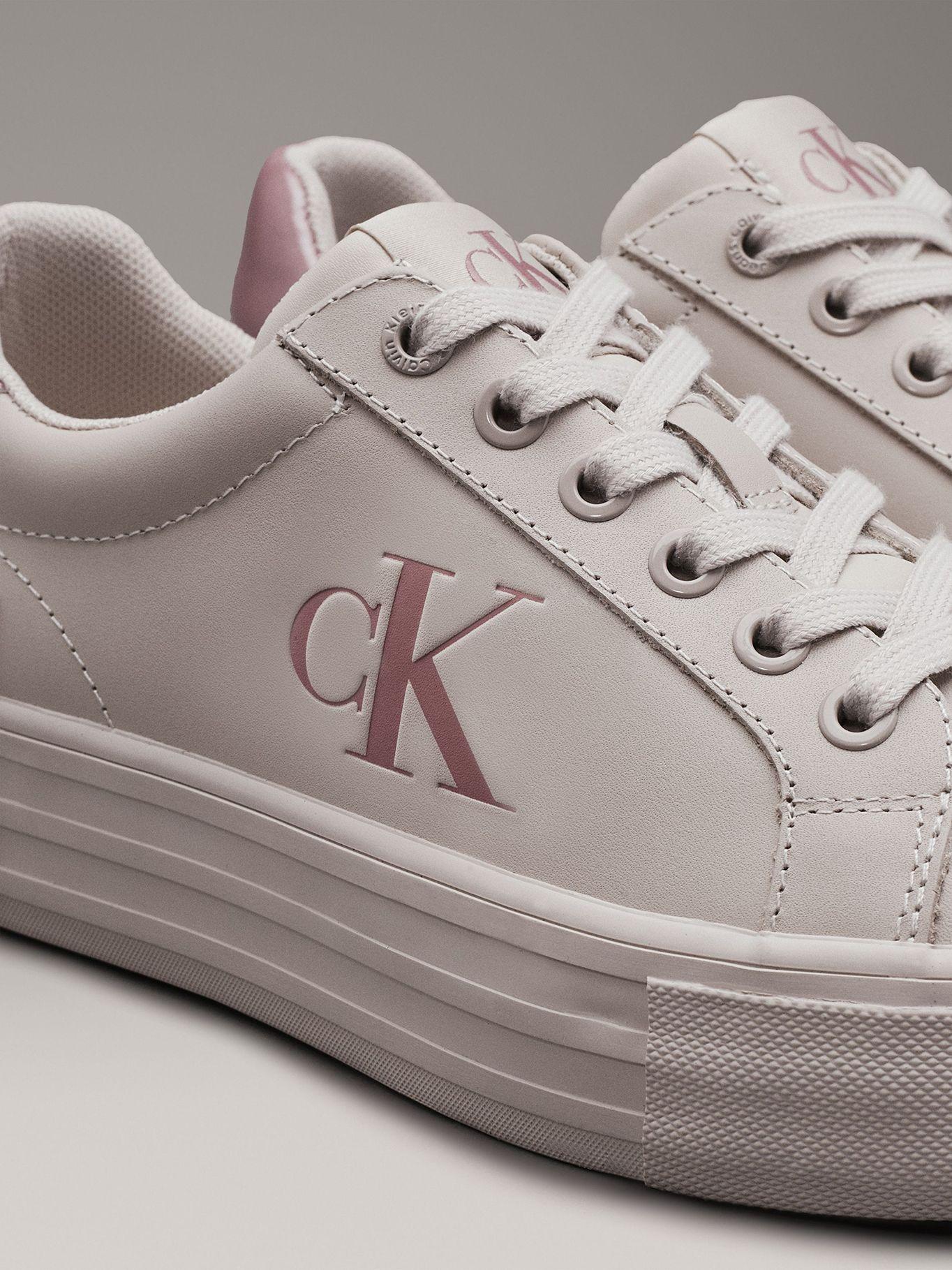 Zapatillas de Cuero Vulc Flatform Gris Calvin Klein-6