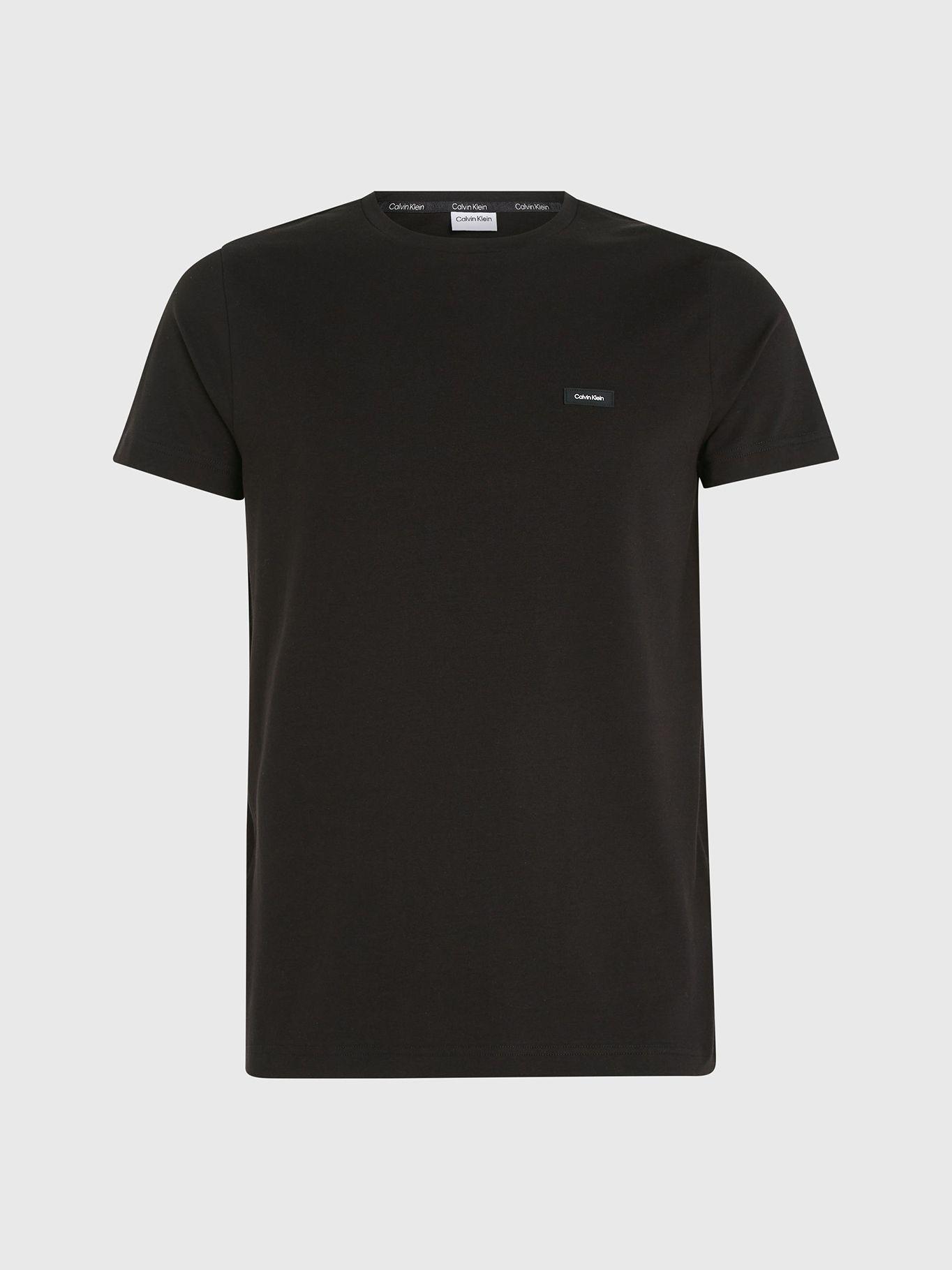 Polera Stretch Slim Fit Negro Calvin Klein-4